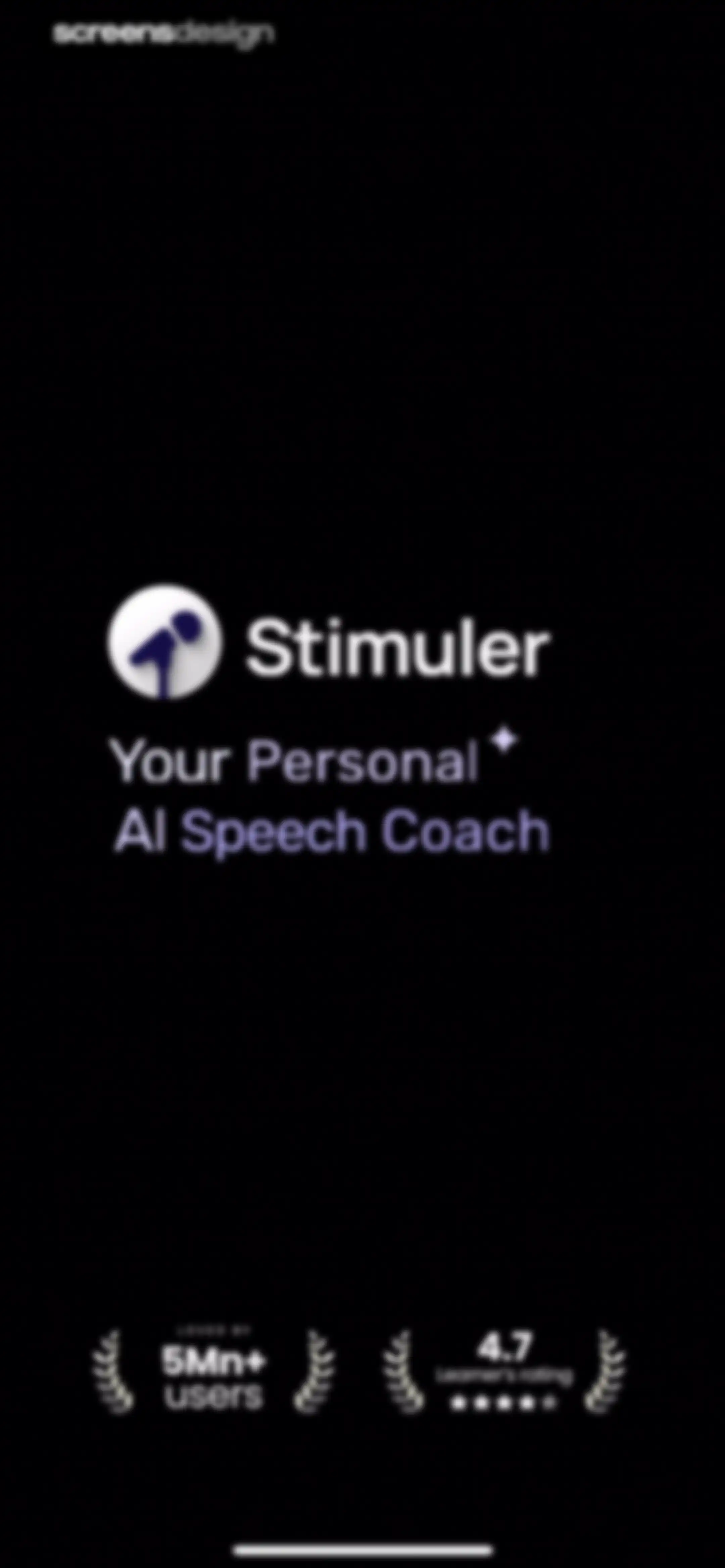 Stimuler- English Speaking App screen 1