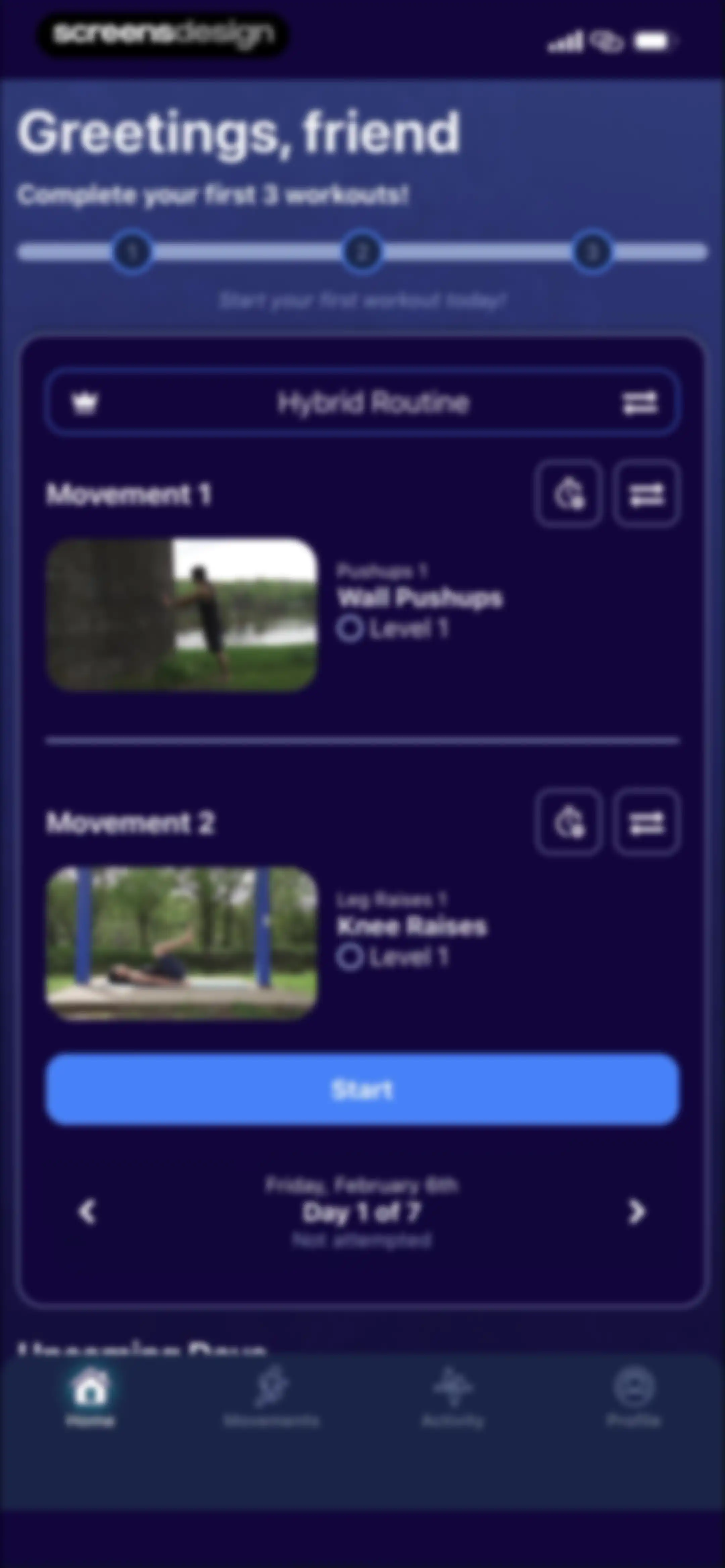 Hybrid Calisthenics screen 26