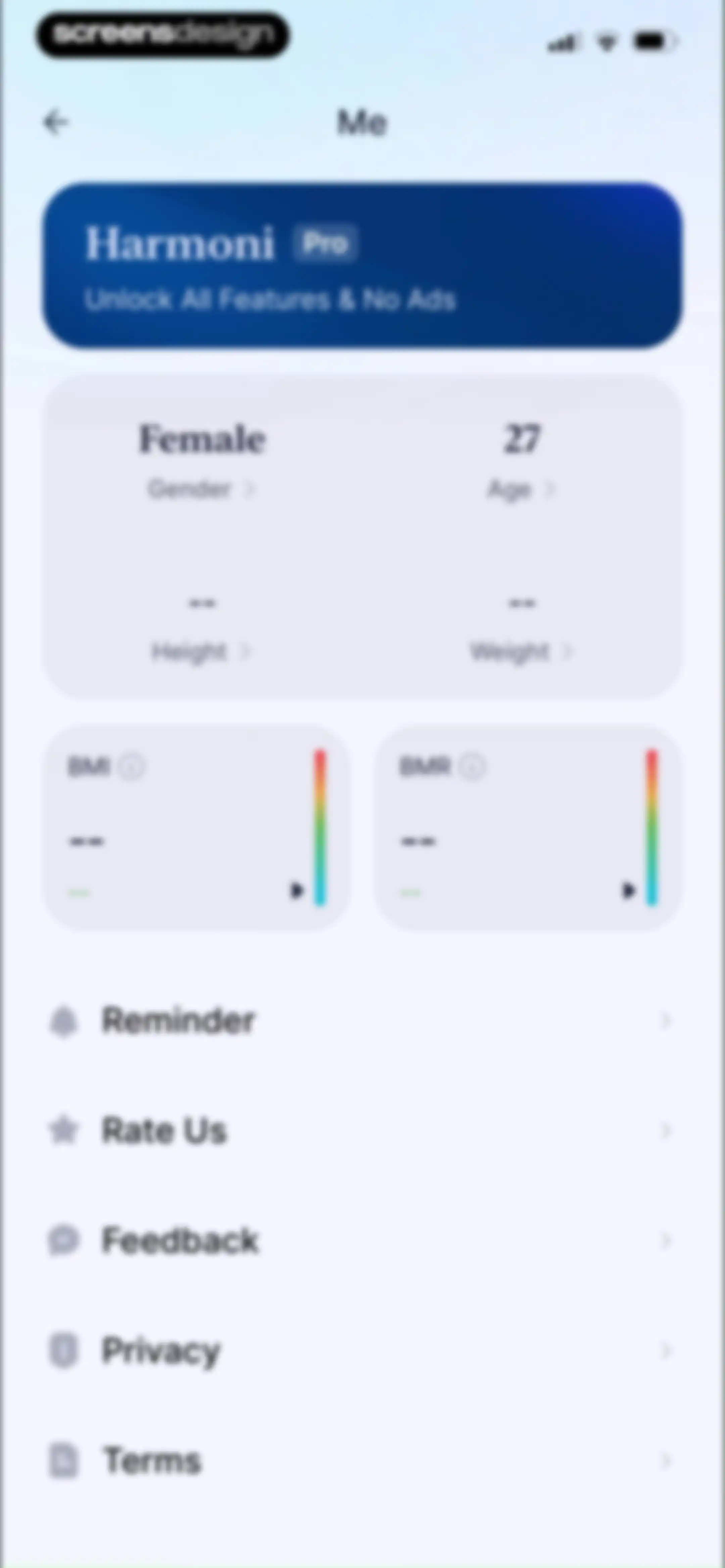 Harmoni - Health & Sleep screen 119