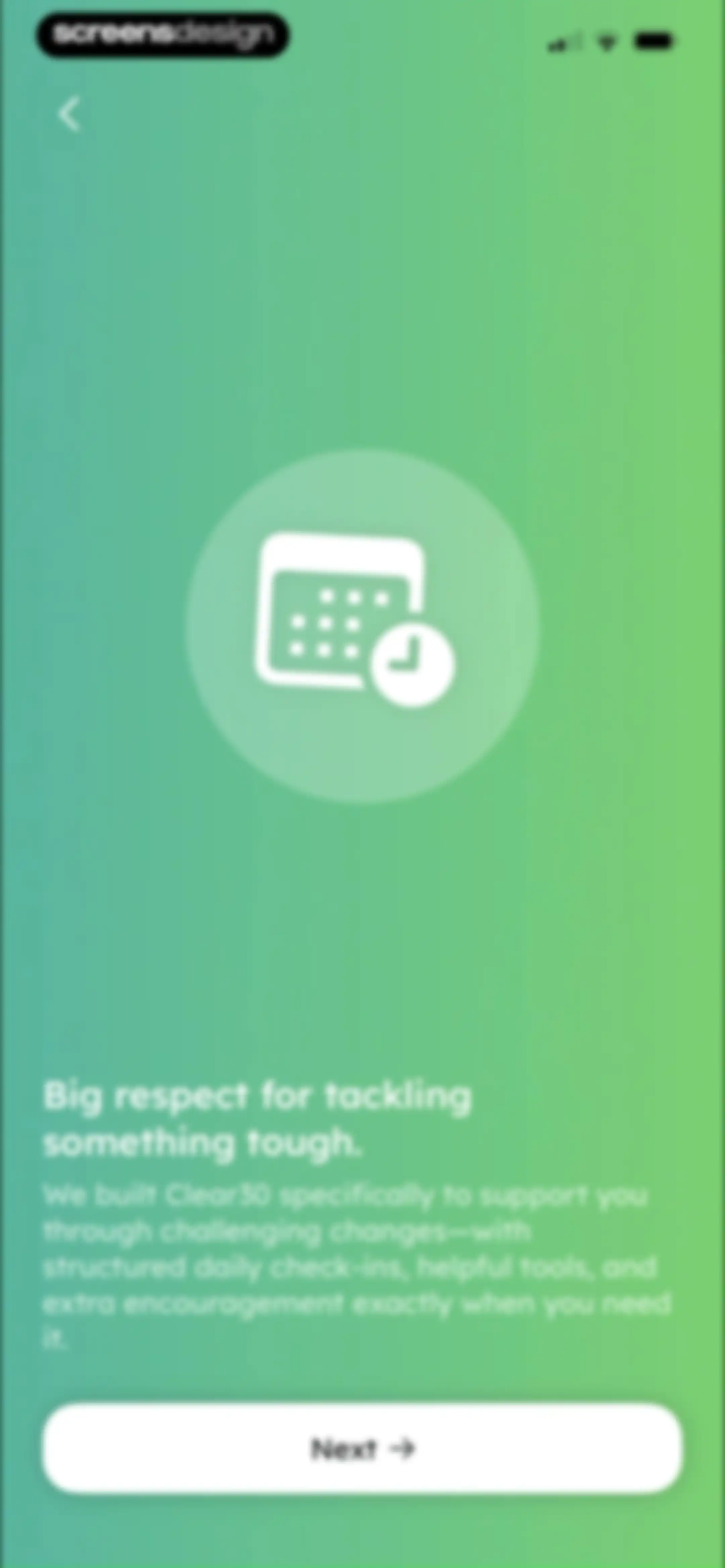 Clear30: Reset From Weed screen 23