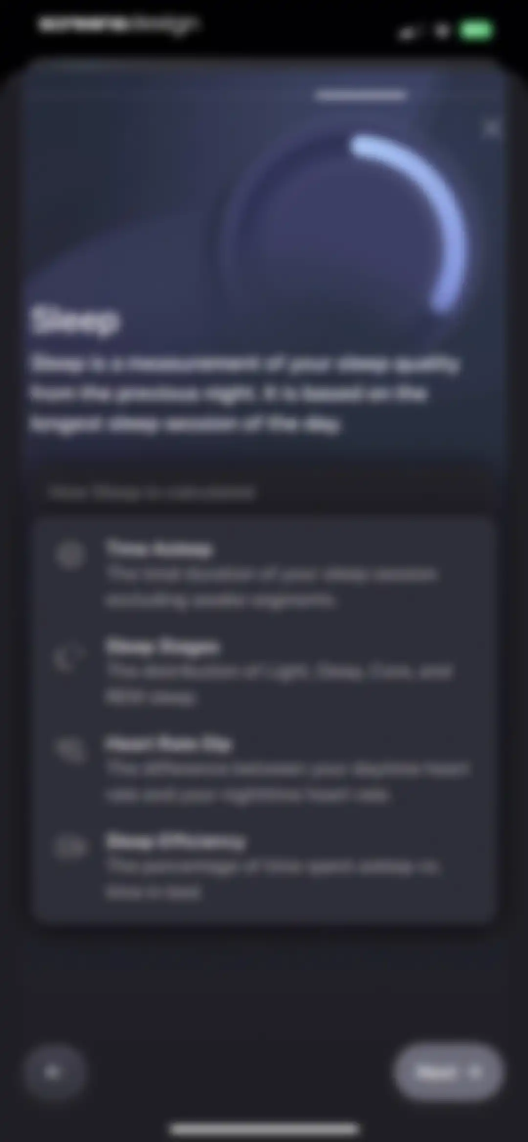 Bevel: AI Health Coach screen 231