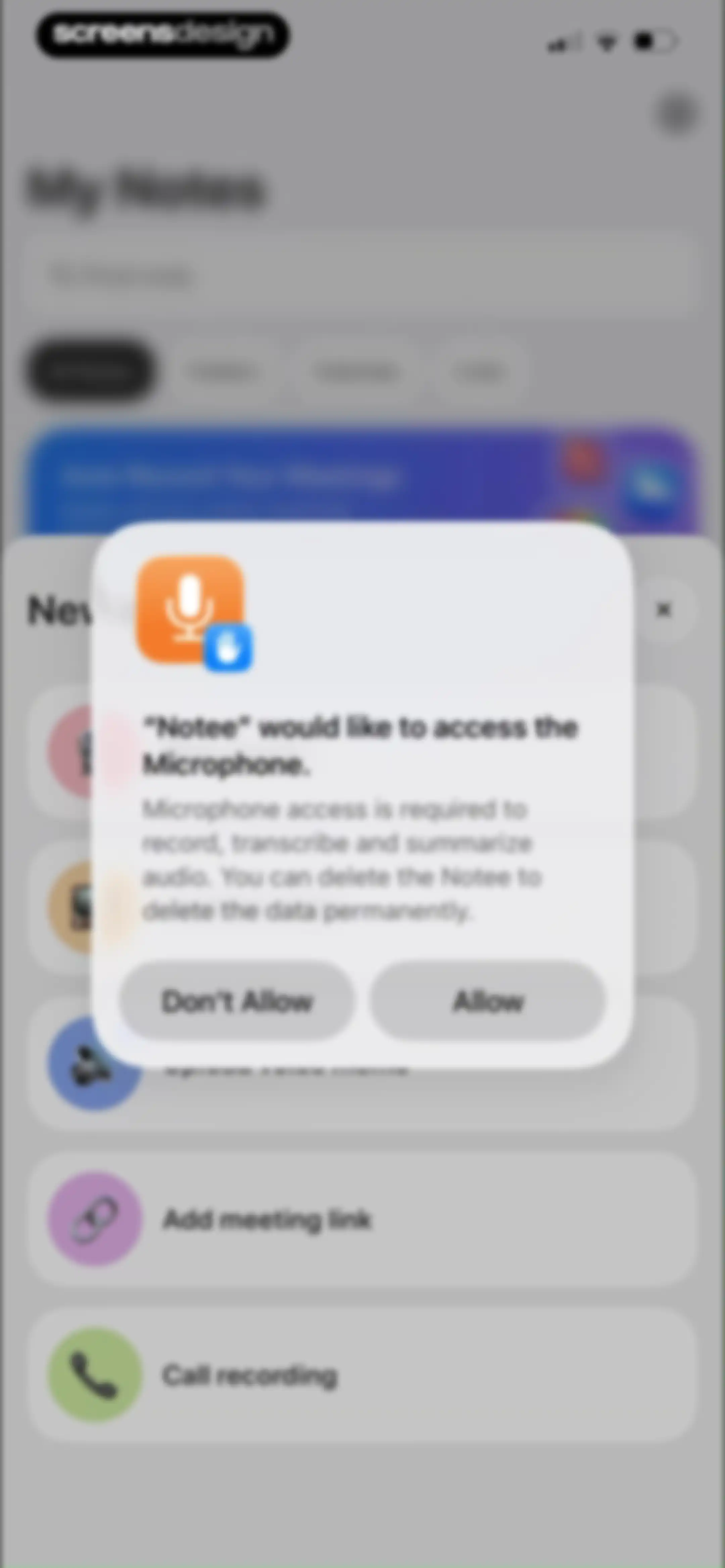 Notee: AI Note Taker screen 26