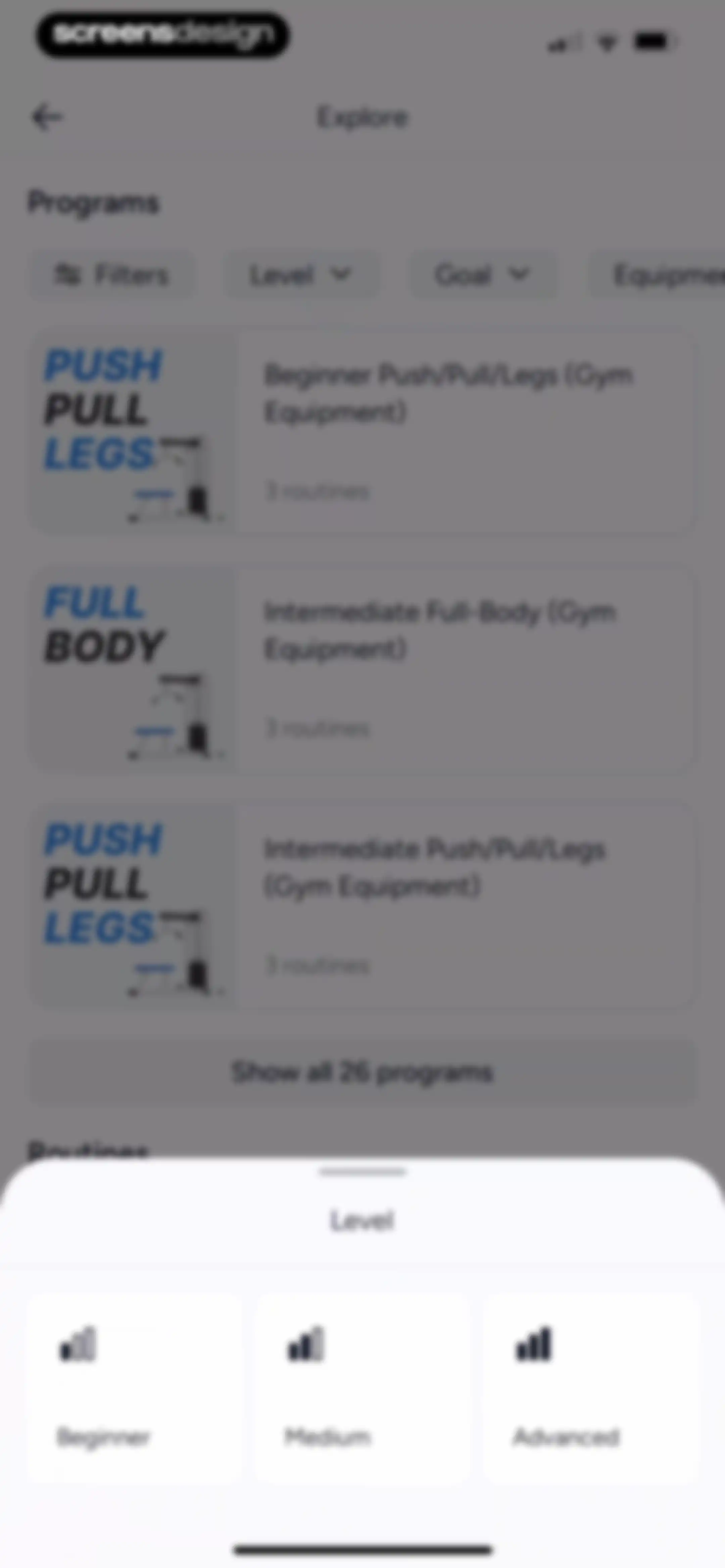 Hevy - Workout Tracker Gym Log screen 132