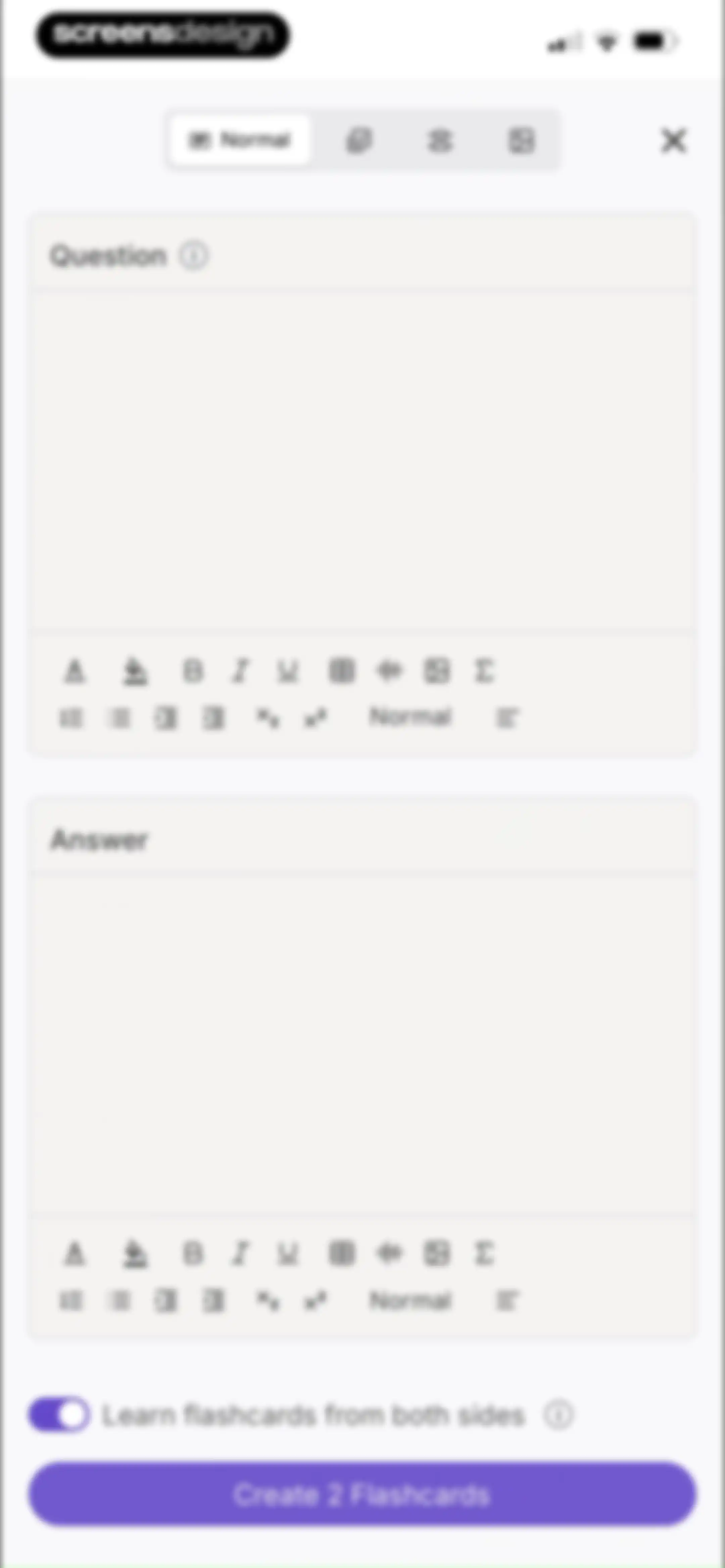 Retain Cards: AI Flashcards screen 79