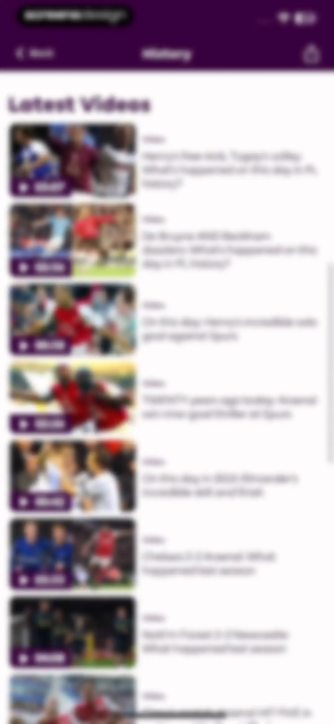 Premier League - Scores, News screen 114