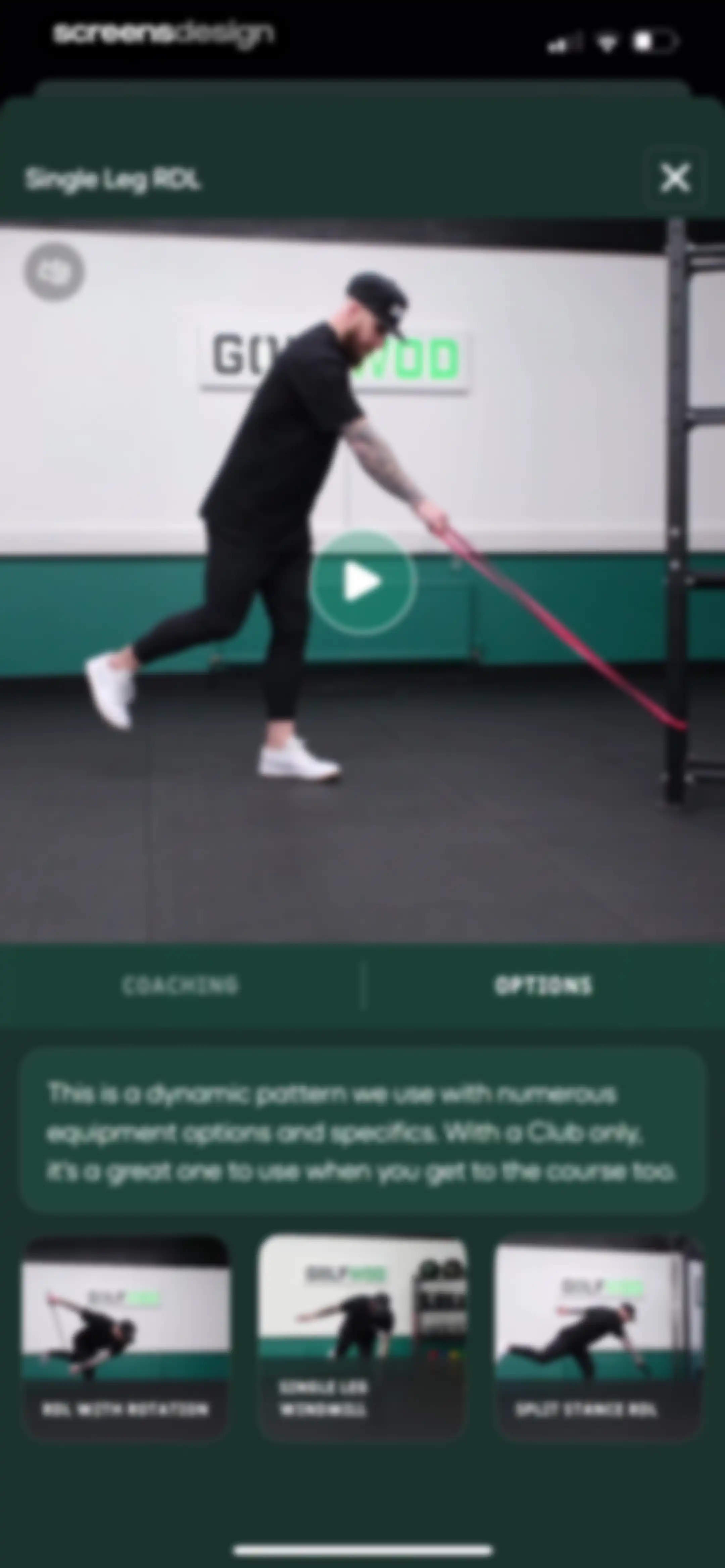 DRVN - Golf & Gym Workouts screen 36