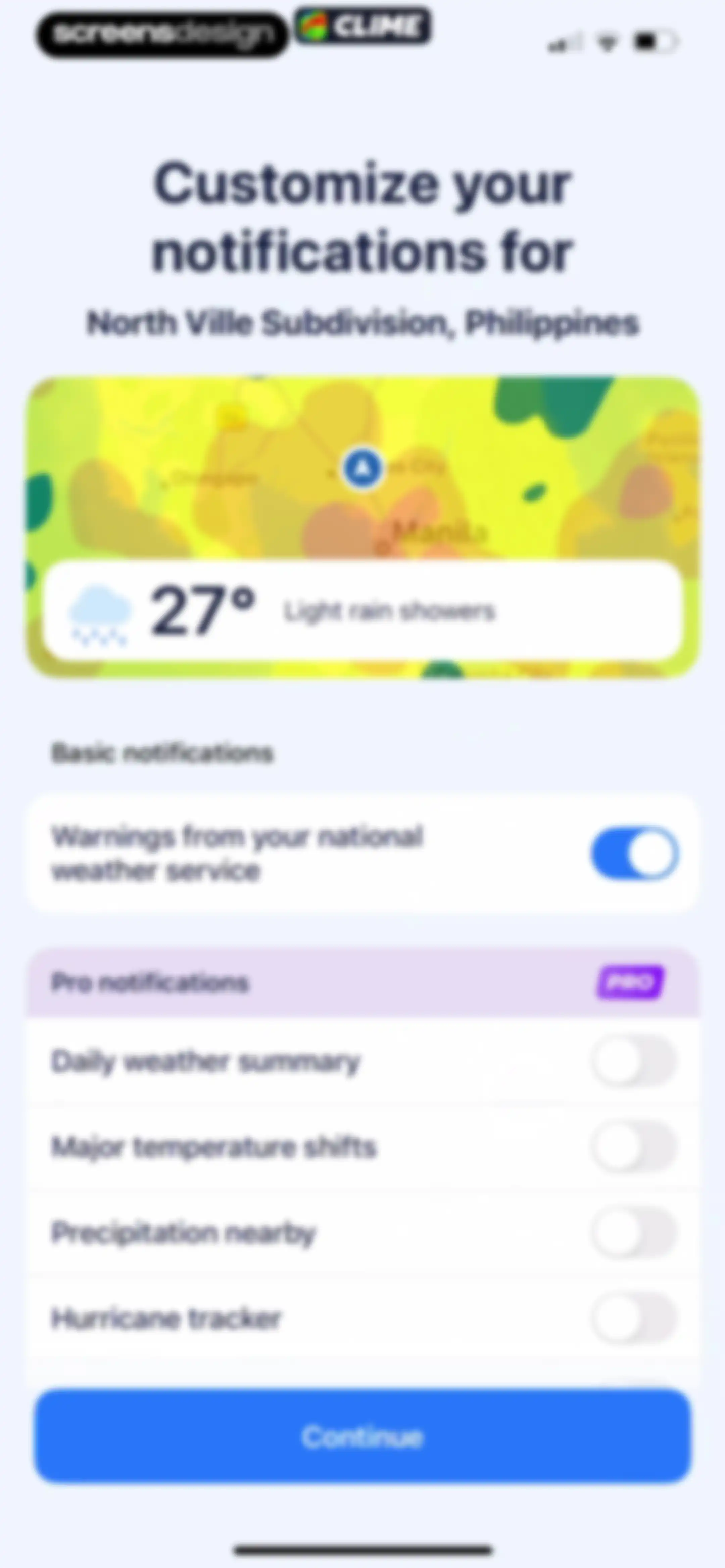 Clime: NOAA Weather Radar Live screen 22