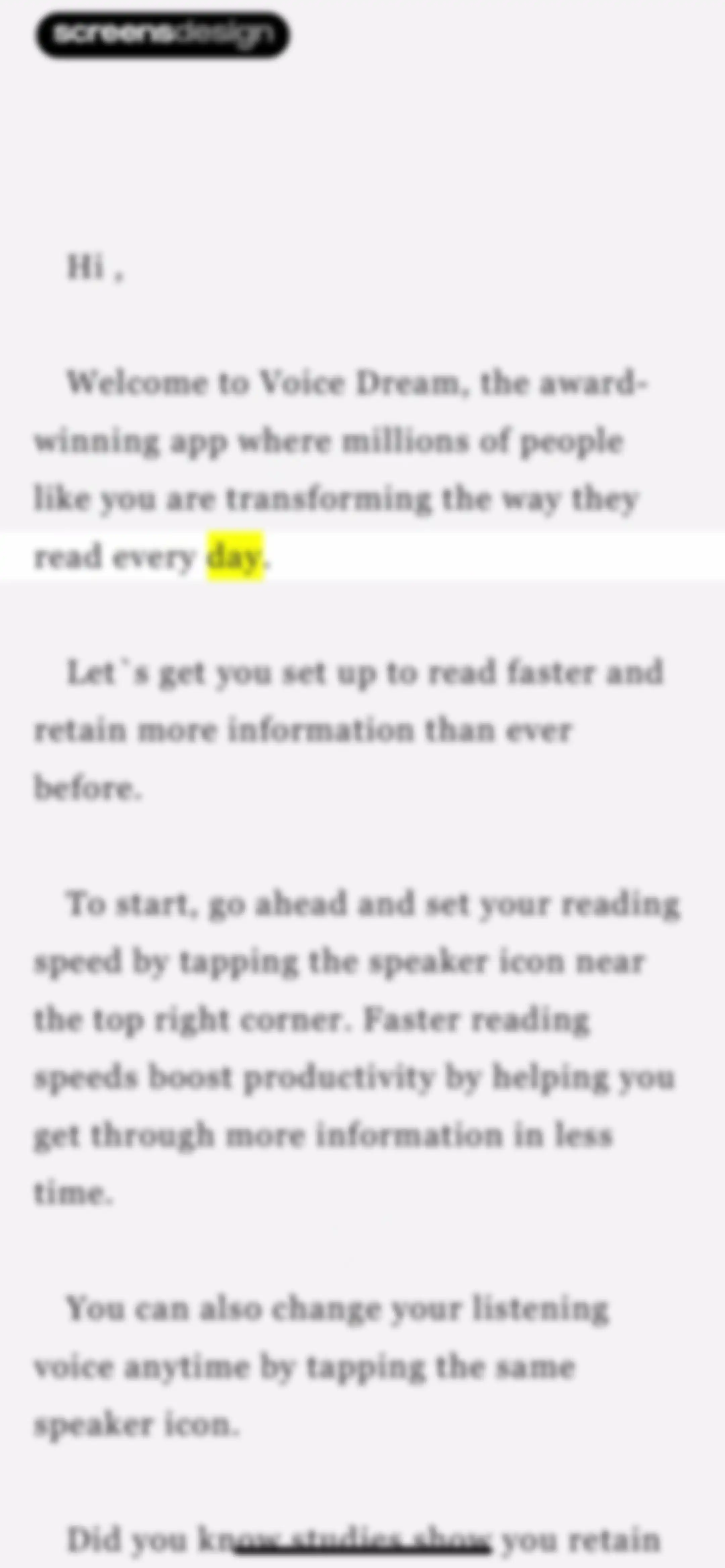 Voice Dream - Natural Reader screen 14