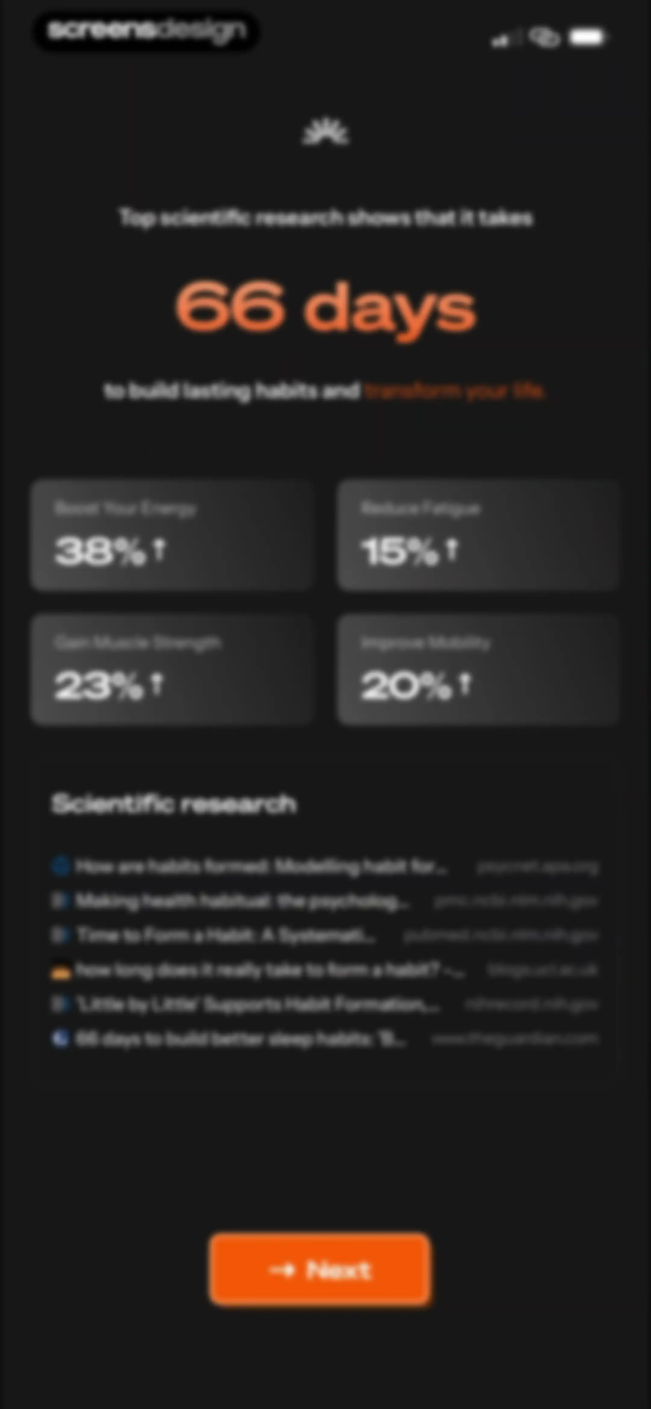Life Reset: 66 Day Habit screen 29