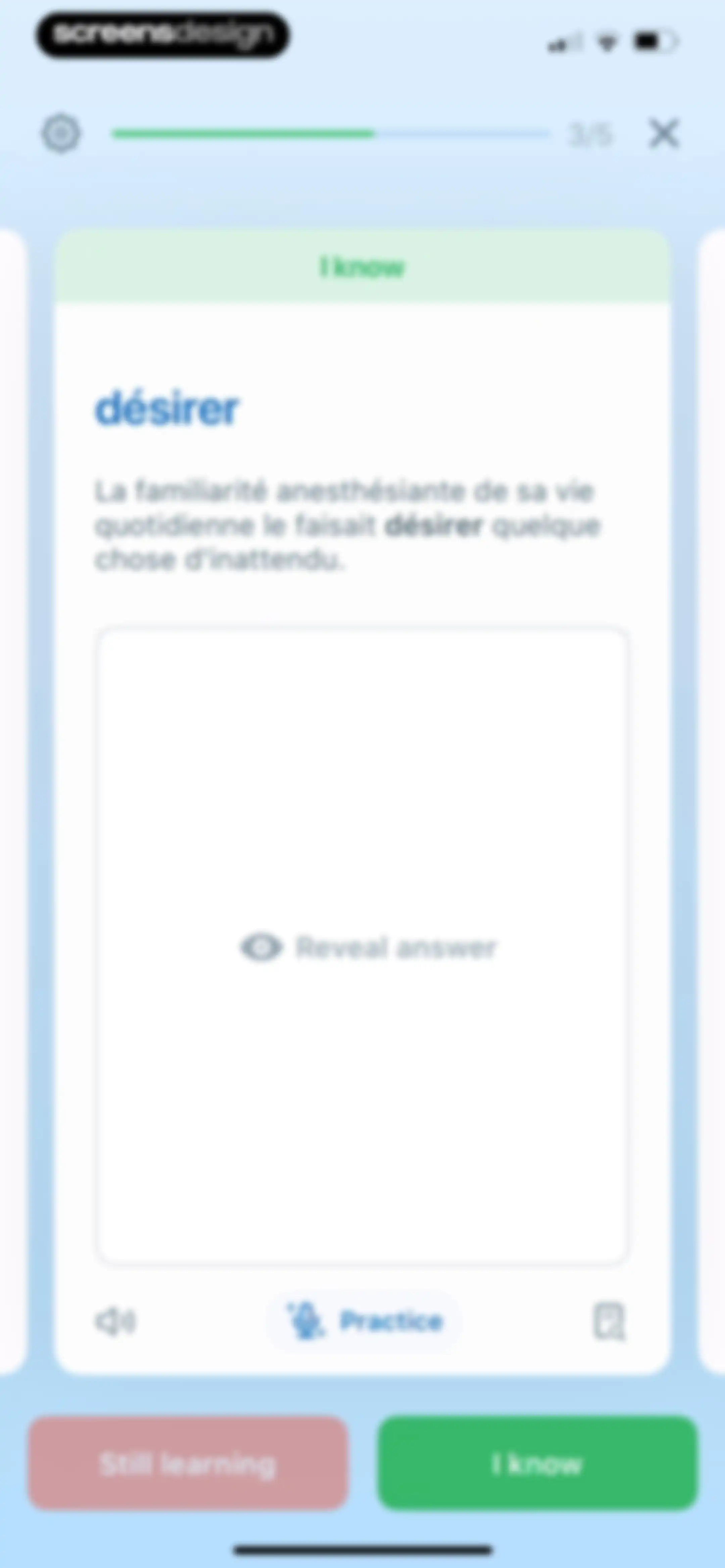 Reverso translate and learn screen 115