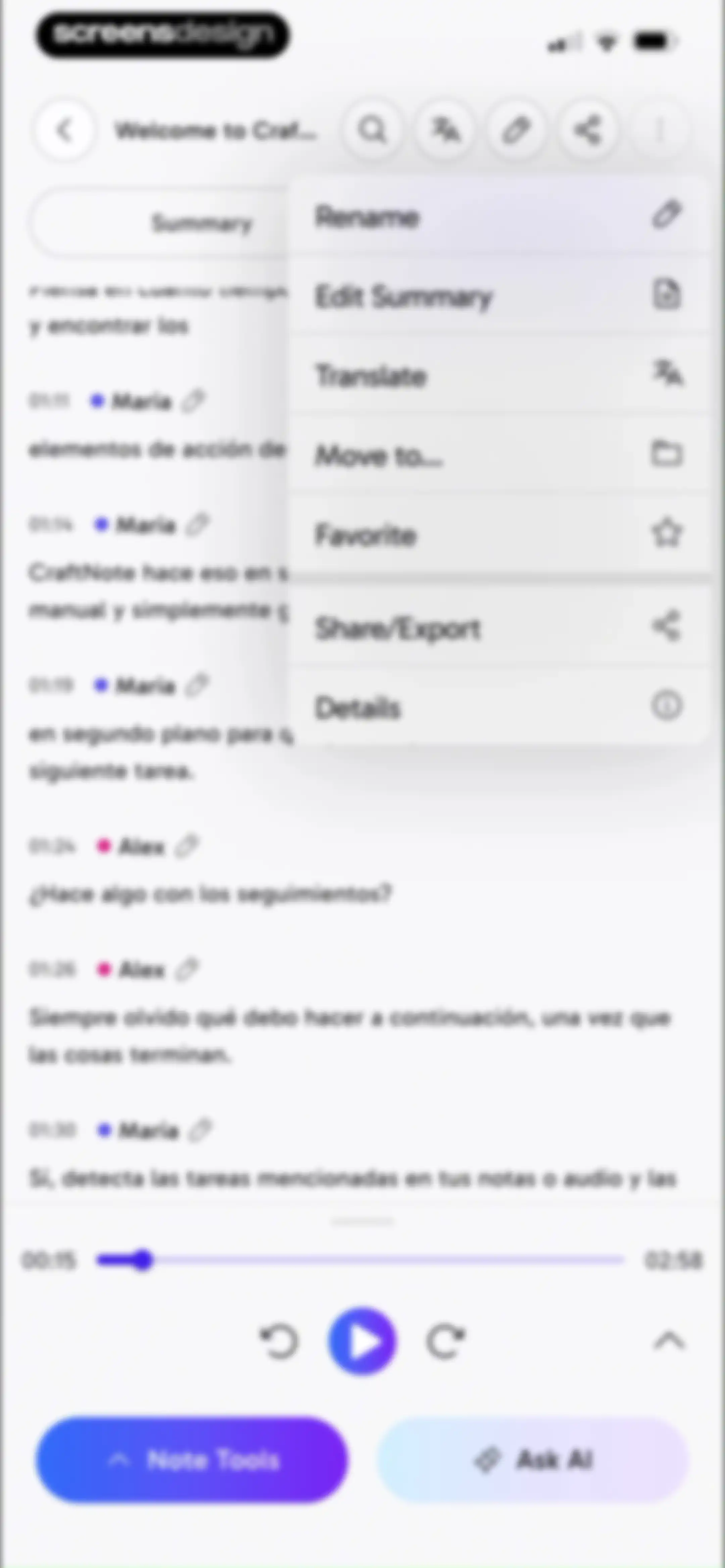 CraftNote: Smart AI Note Taker screen 82