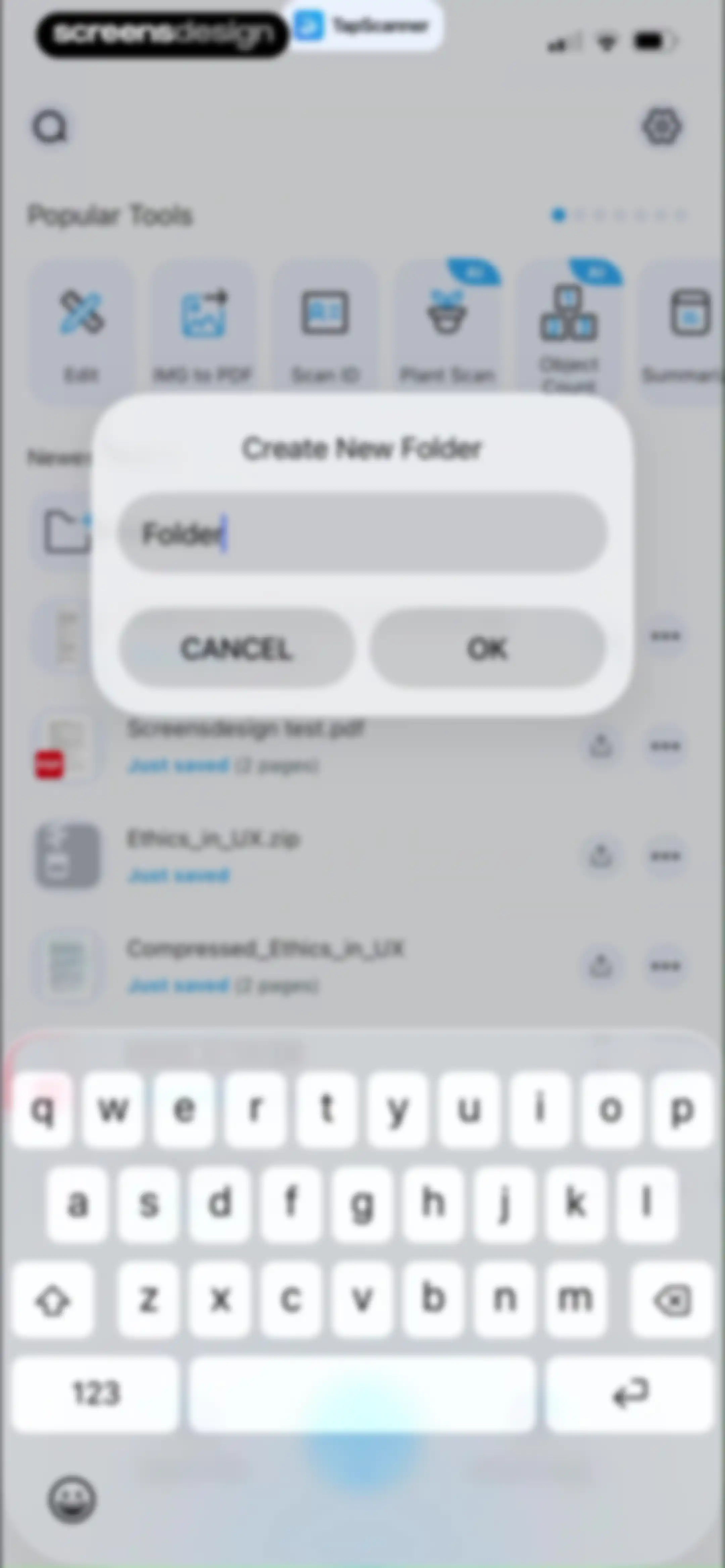 PDF Scanner App: TapScanner screen 86