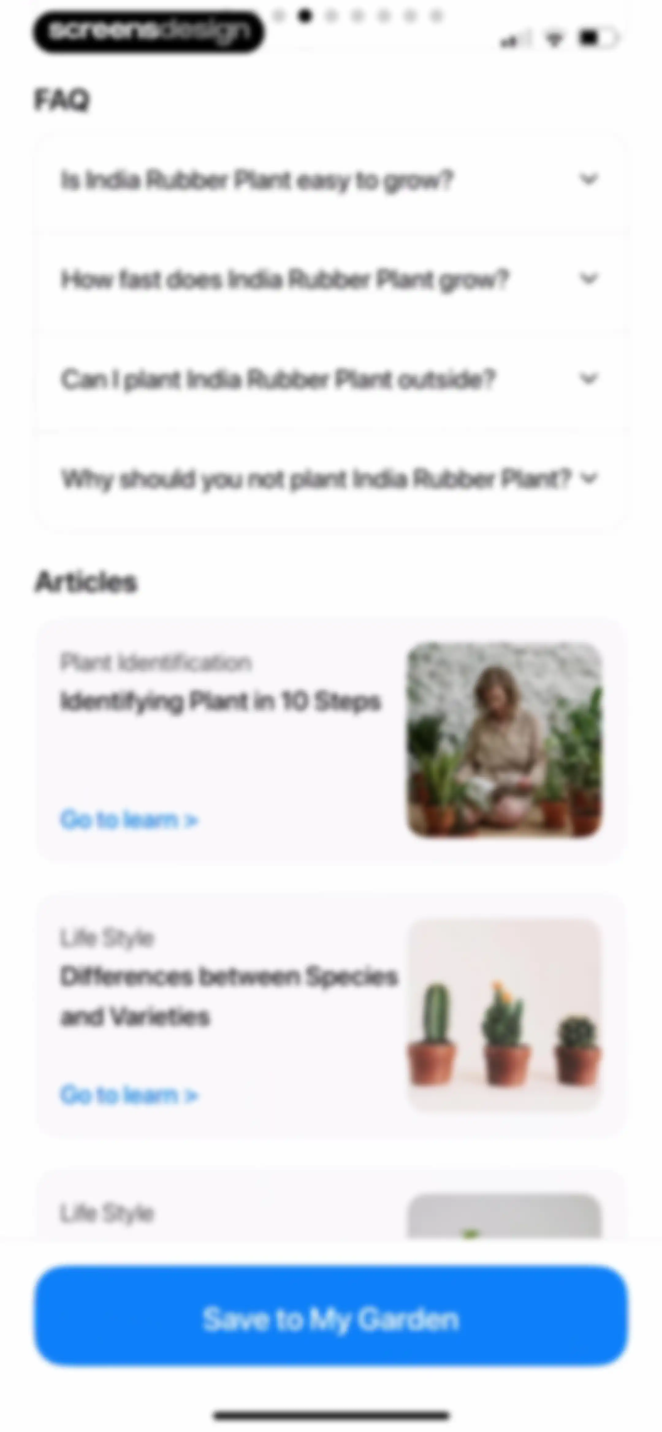 Plant App: Plant Identifier screen 55