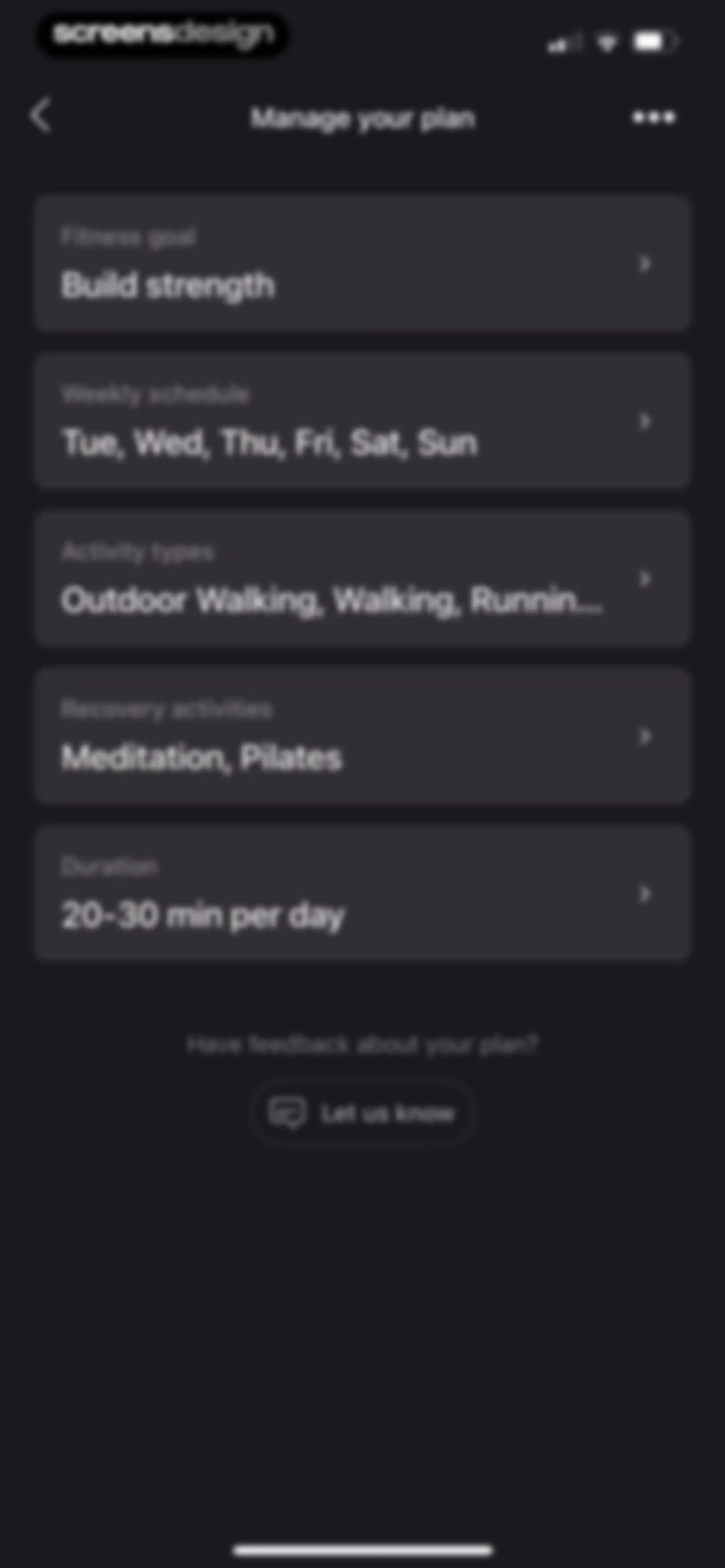 Peloton: Fitness & Workouts screen 108