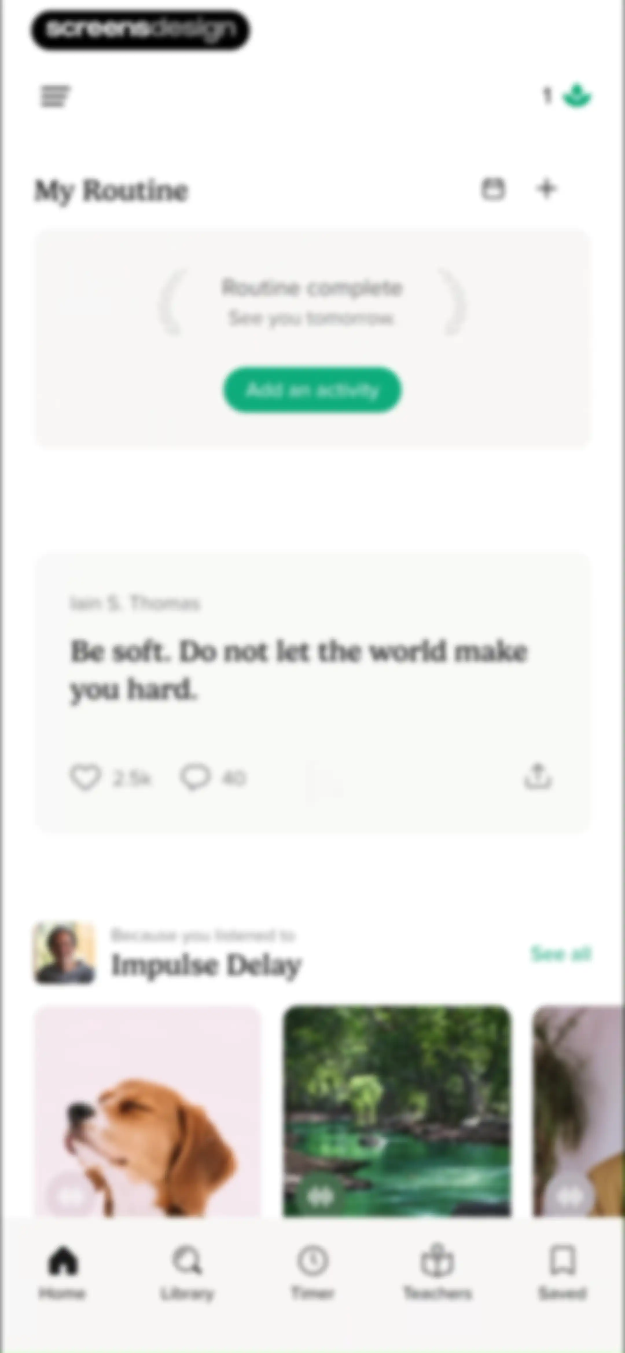 Insight Timer: Meditate, Sleep screen 138