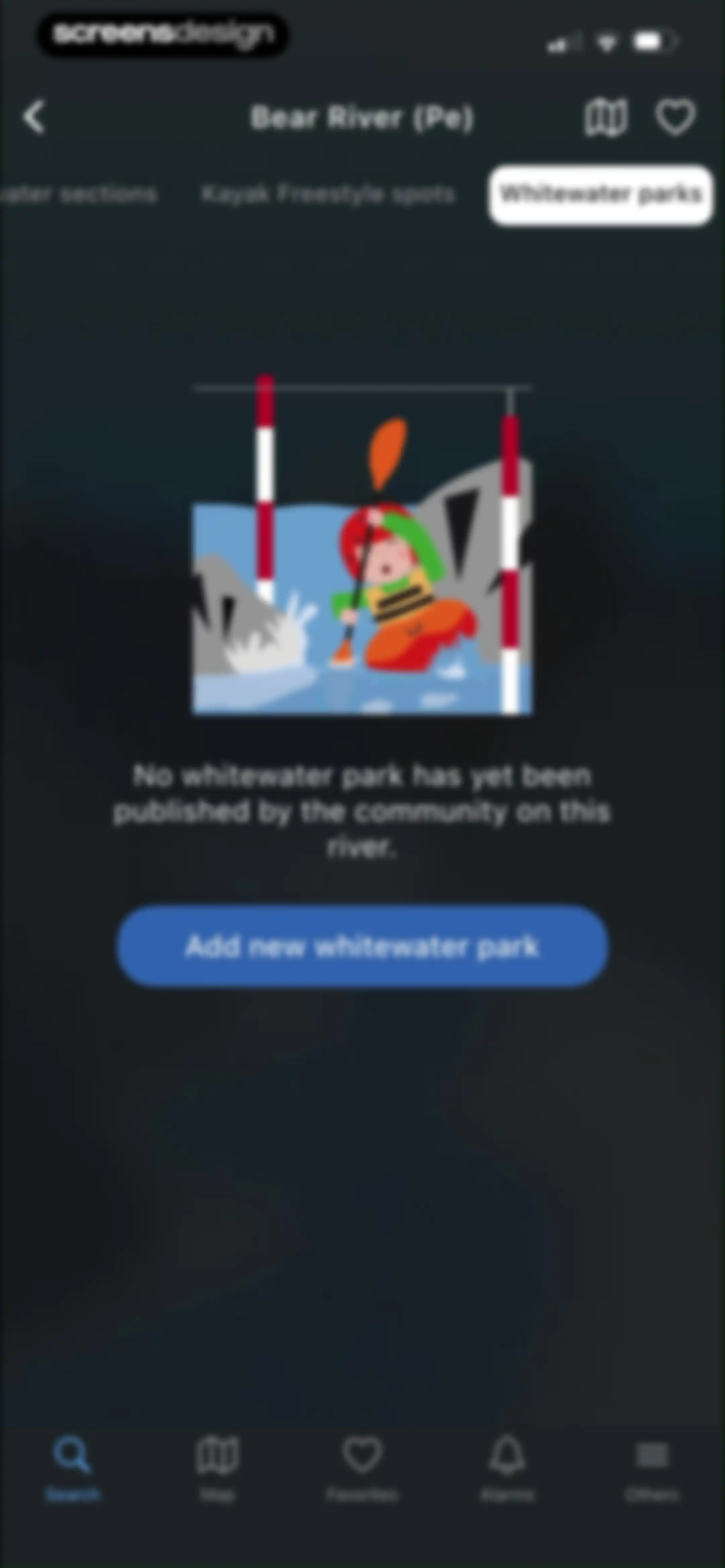 RiverApp - River levels screen 31