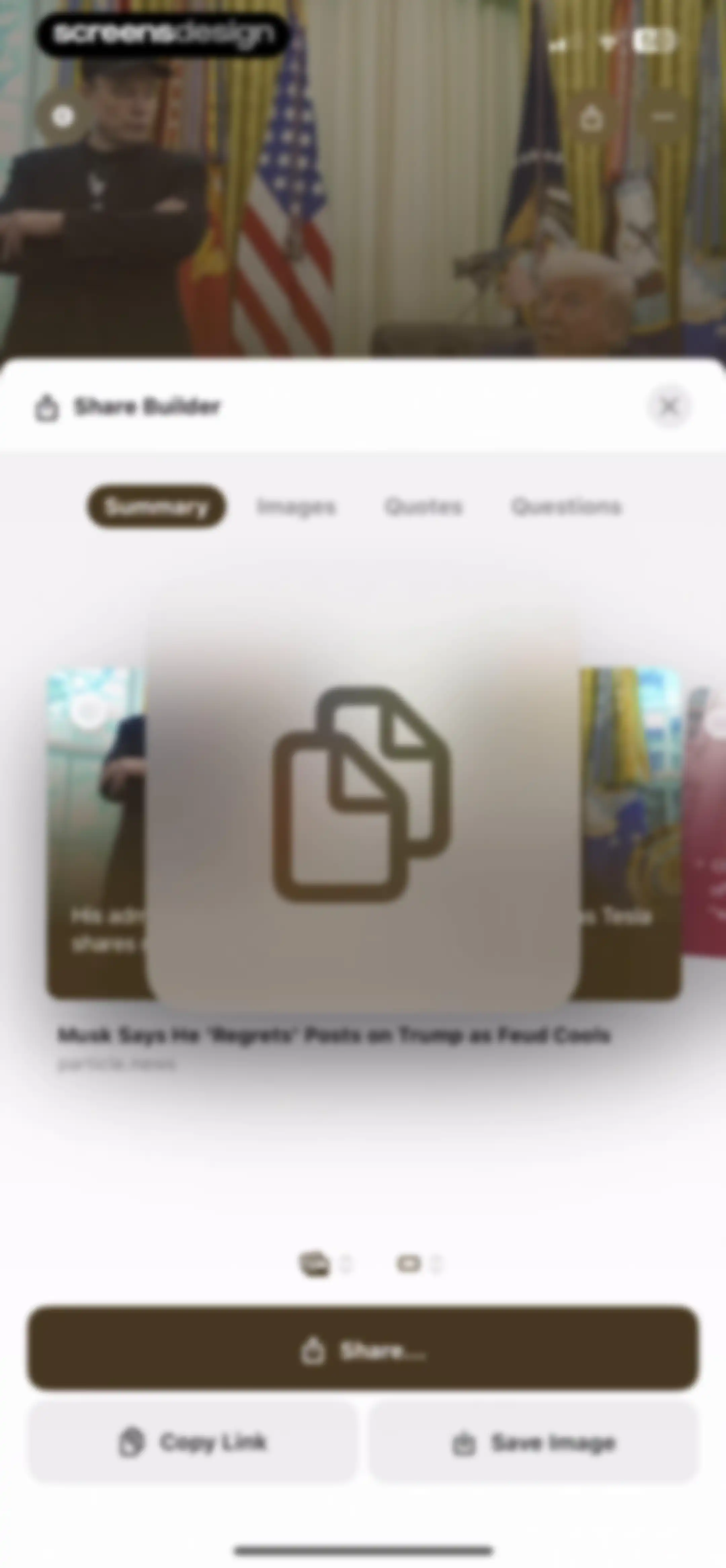 Particle: Personalized News screen 113