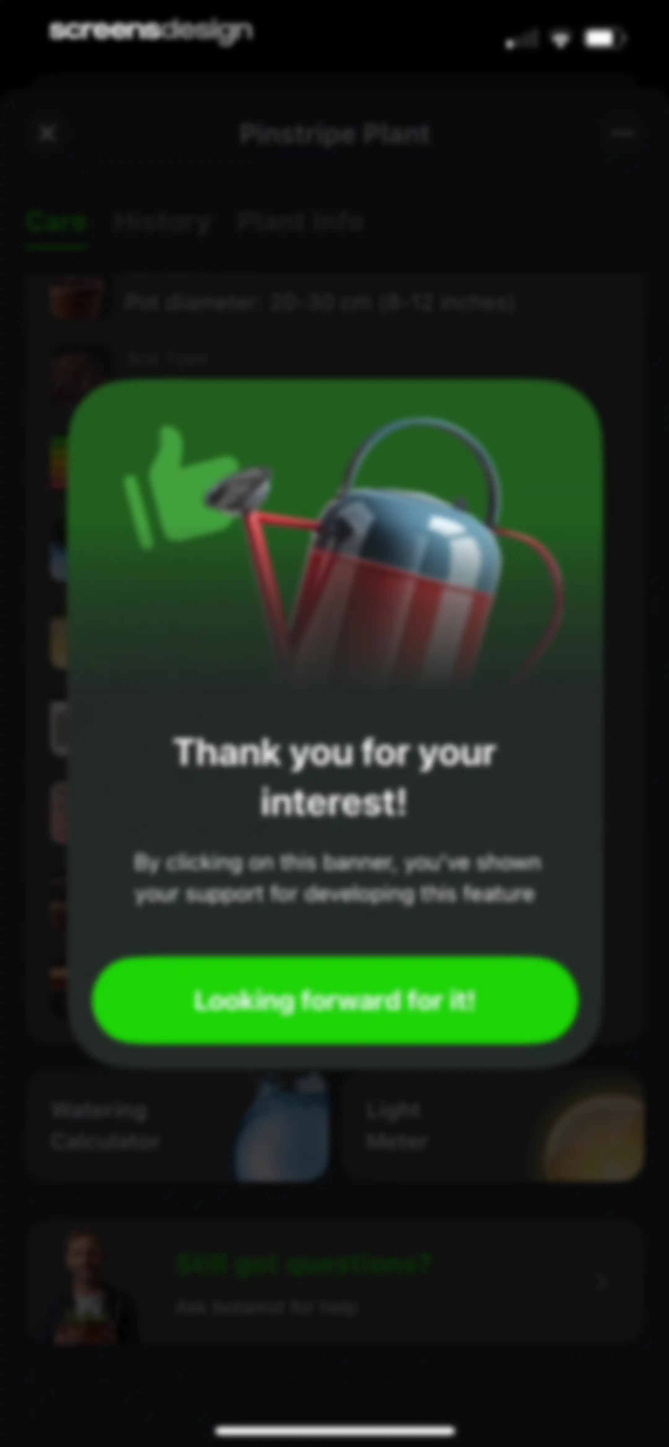 Plant Identifier & Care App screen 60