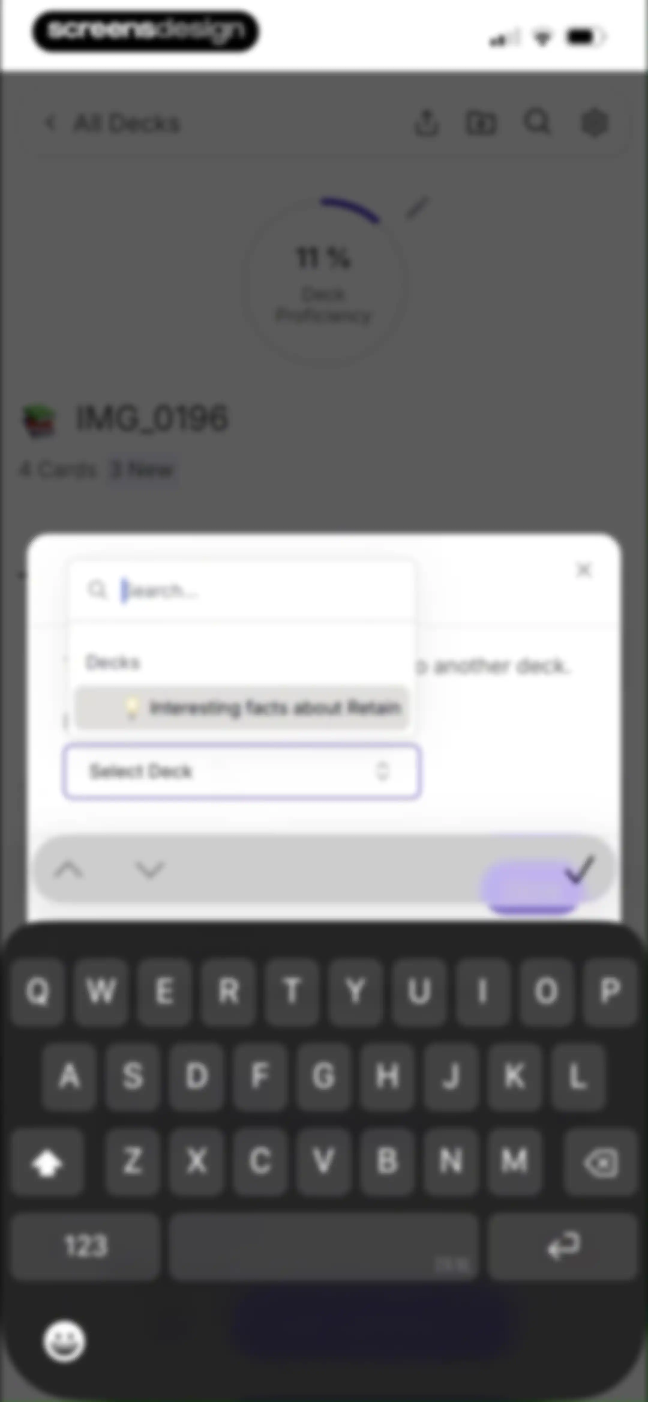 Retain Cards: AI Flashcards screen 77