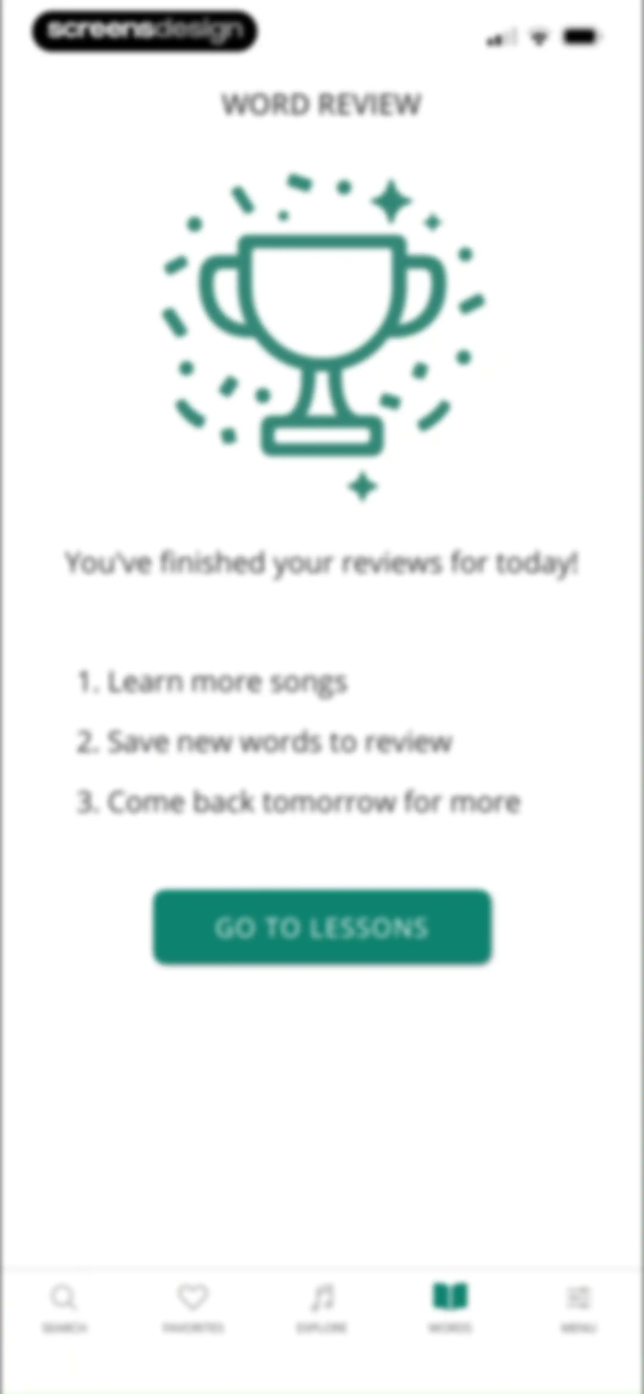 LyricFluent: Learn Languages screen 59