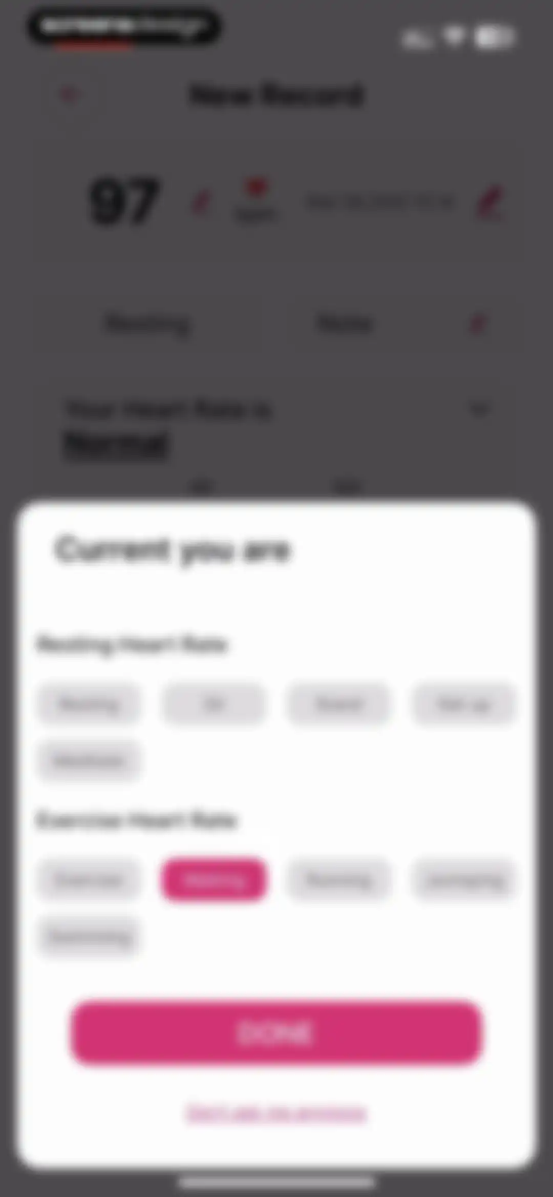 Blood Pressure-Monitor Tracker screen 93
