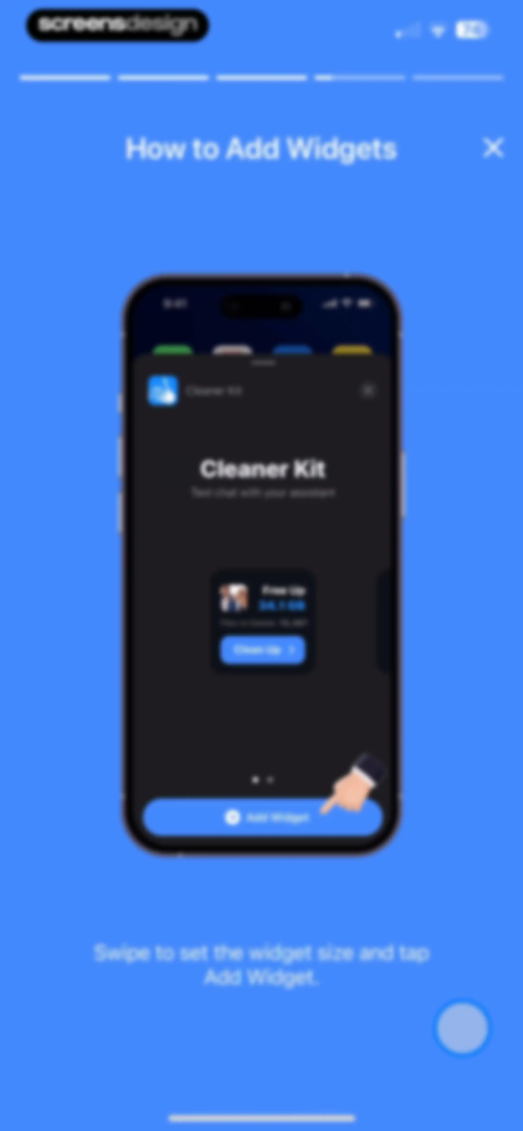 Cleaner Kit - Clean Up Storage screen 129