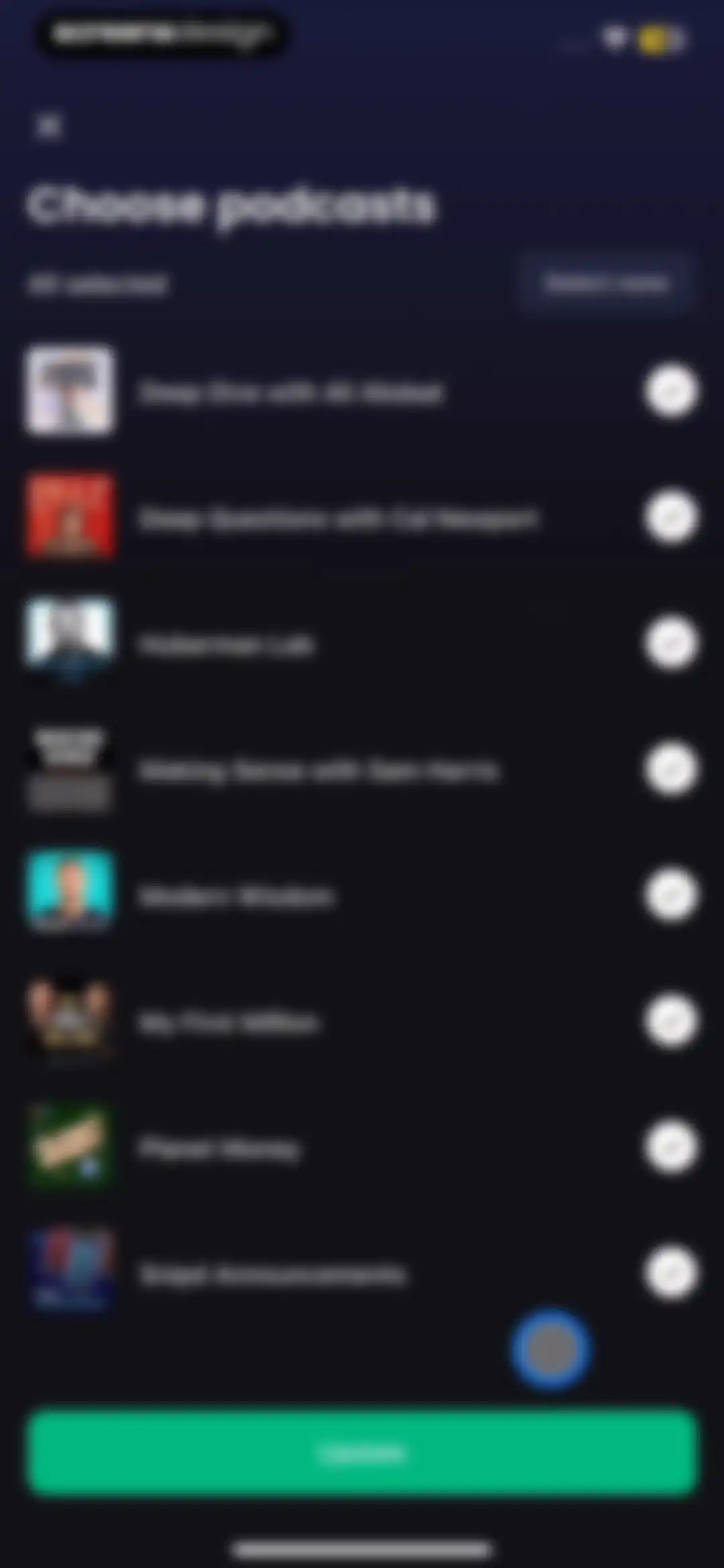 Snipd | AI Podcast Player screen 132
