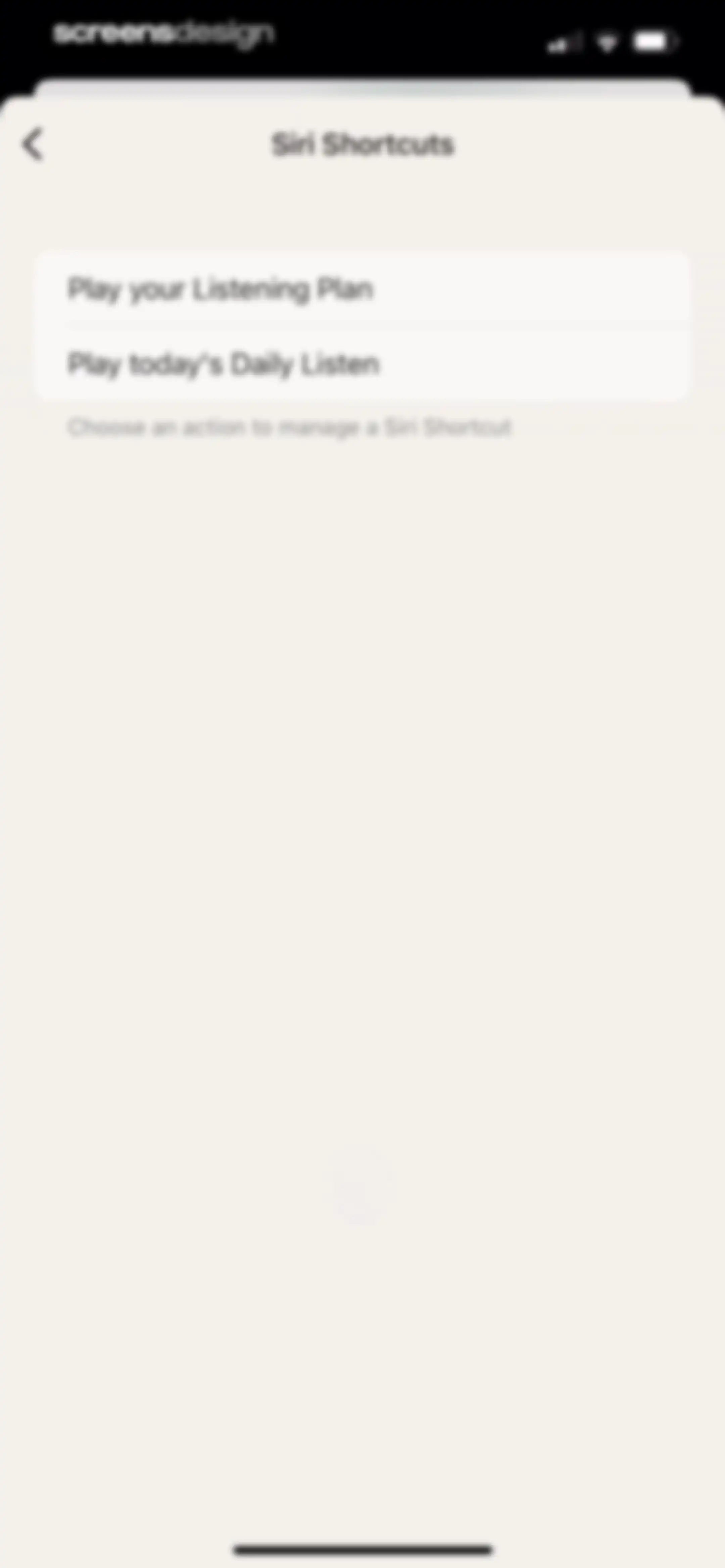 Dwell: Audio Bible screen 128