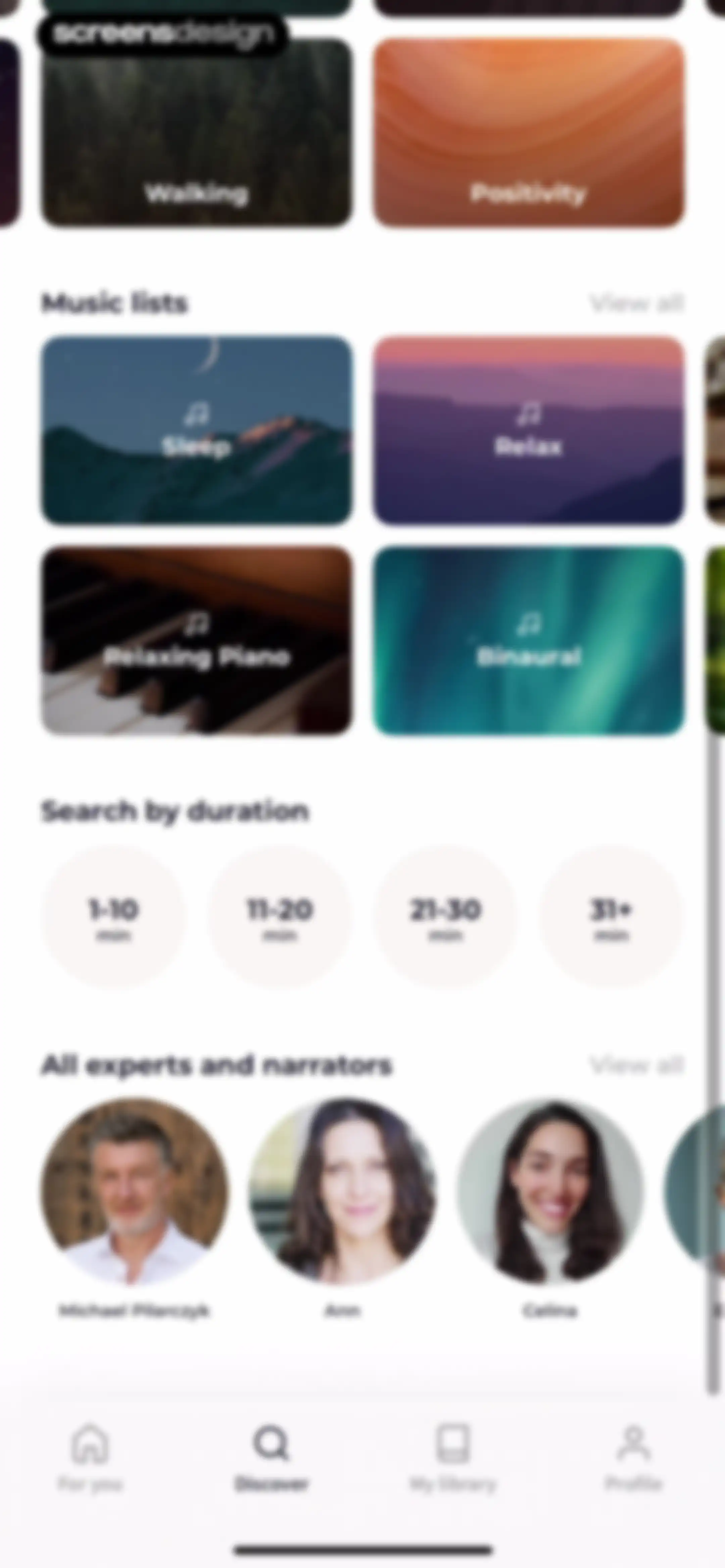 Meditation Moments - Guided screen 70