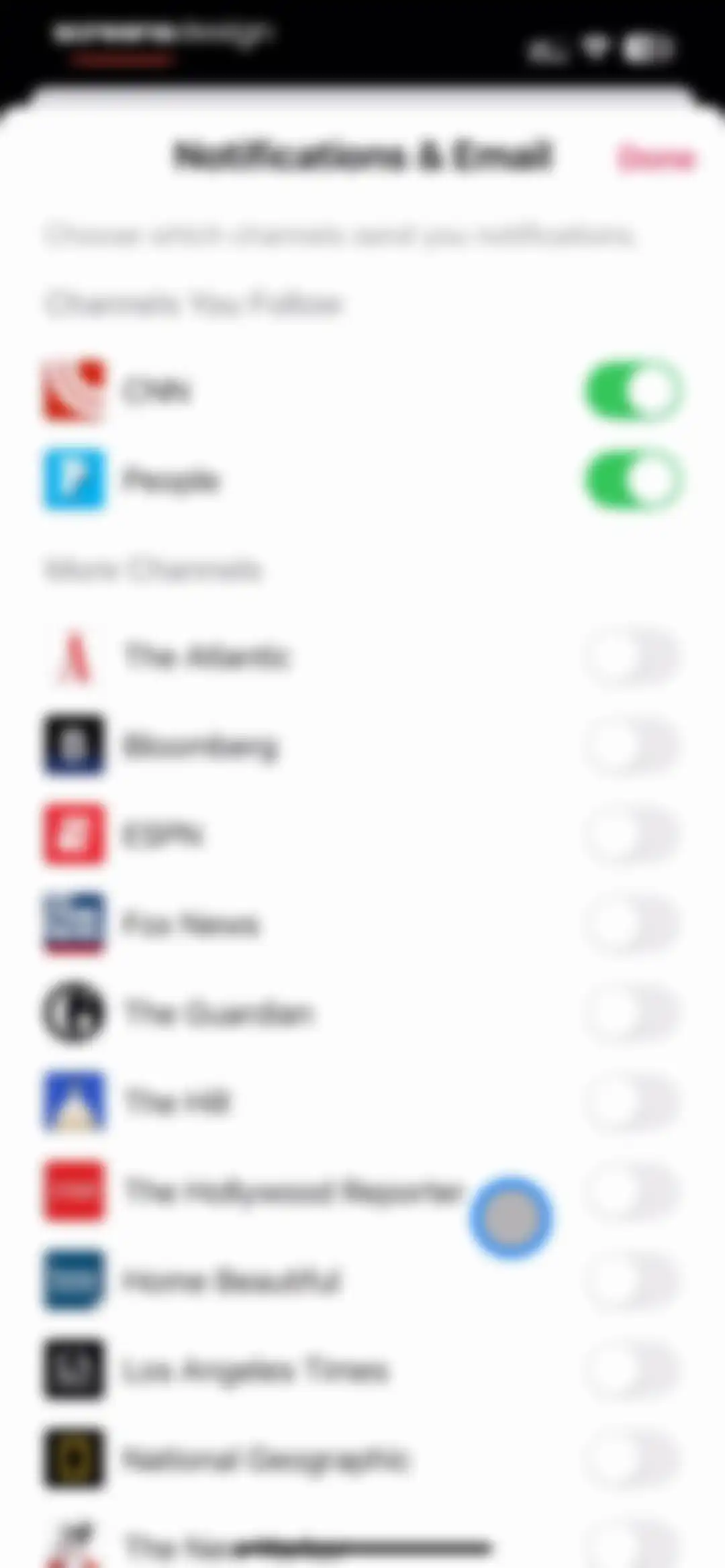 Apple News screen 152