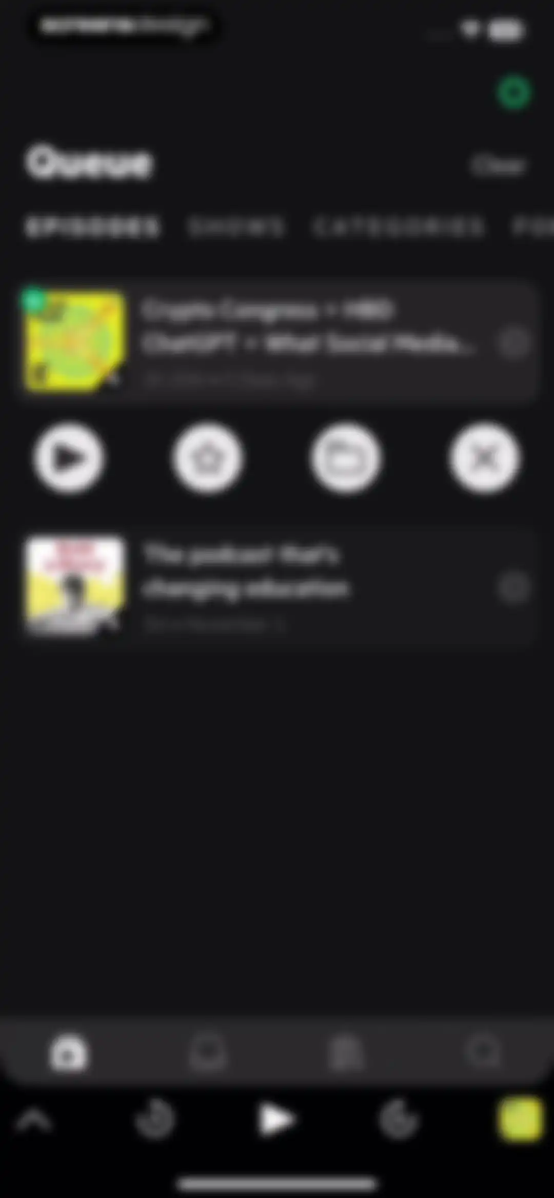 Castro: Podcast App & Player screen 76