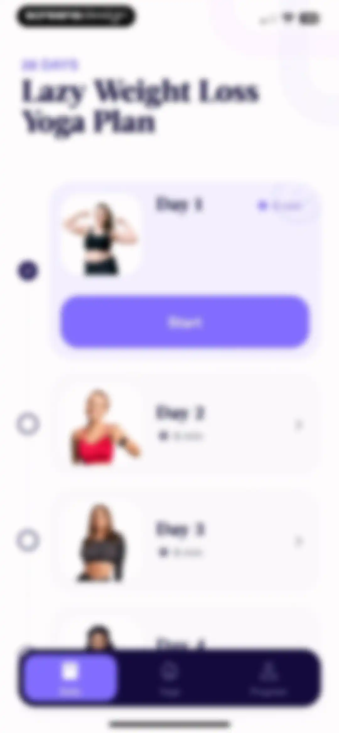 Light: Chair Yoga Plan screen 36