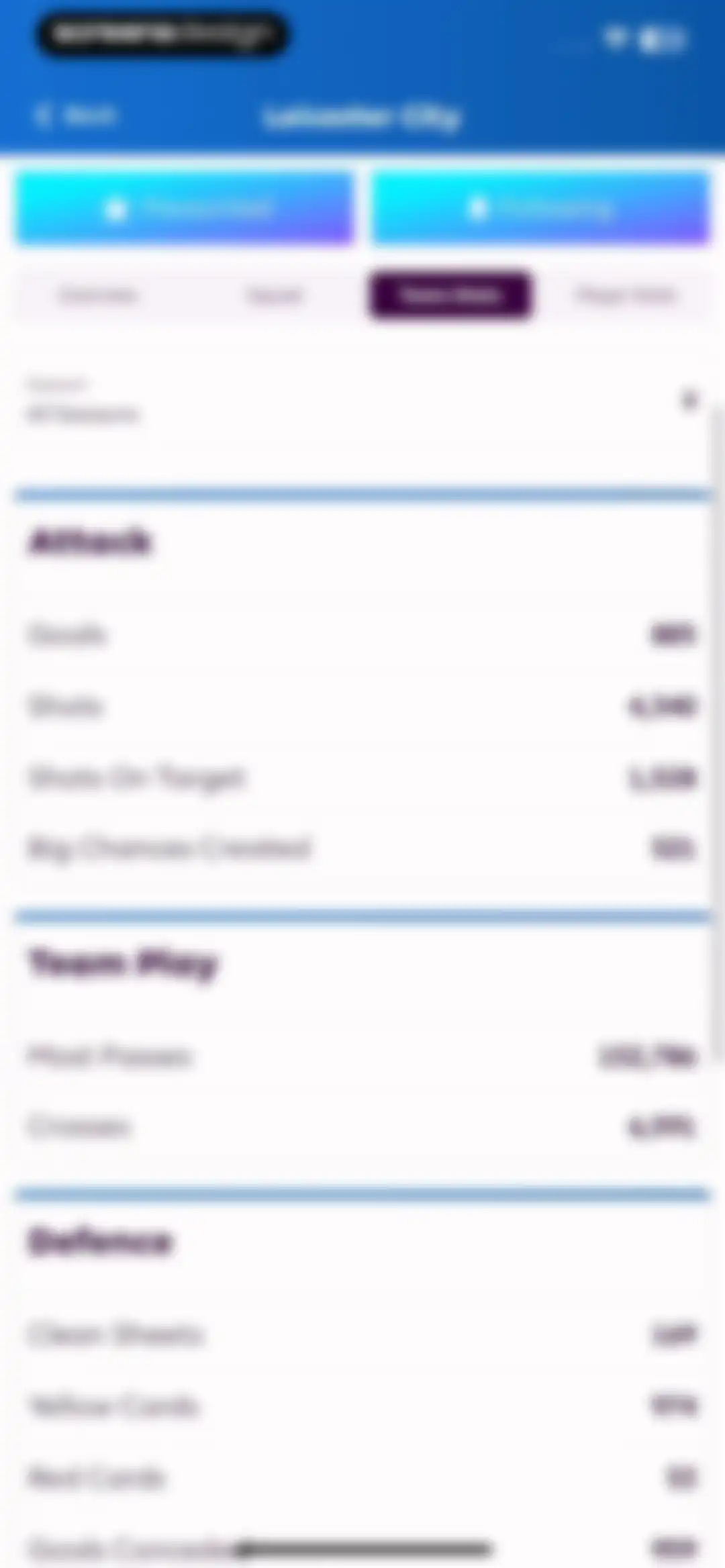 Premier League - Scores, News screen 52