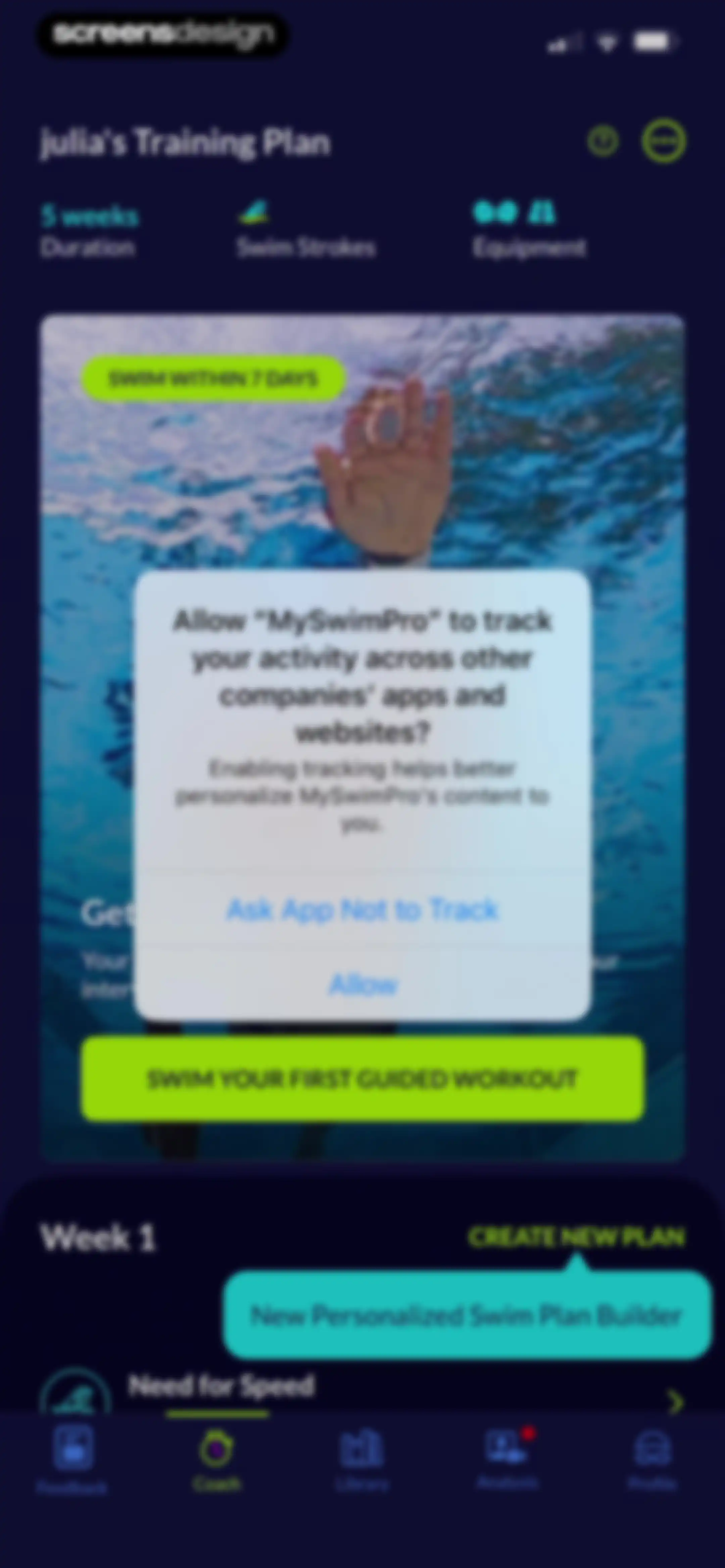 MySwimPro: #1 Swim Workout App screen 38