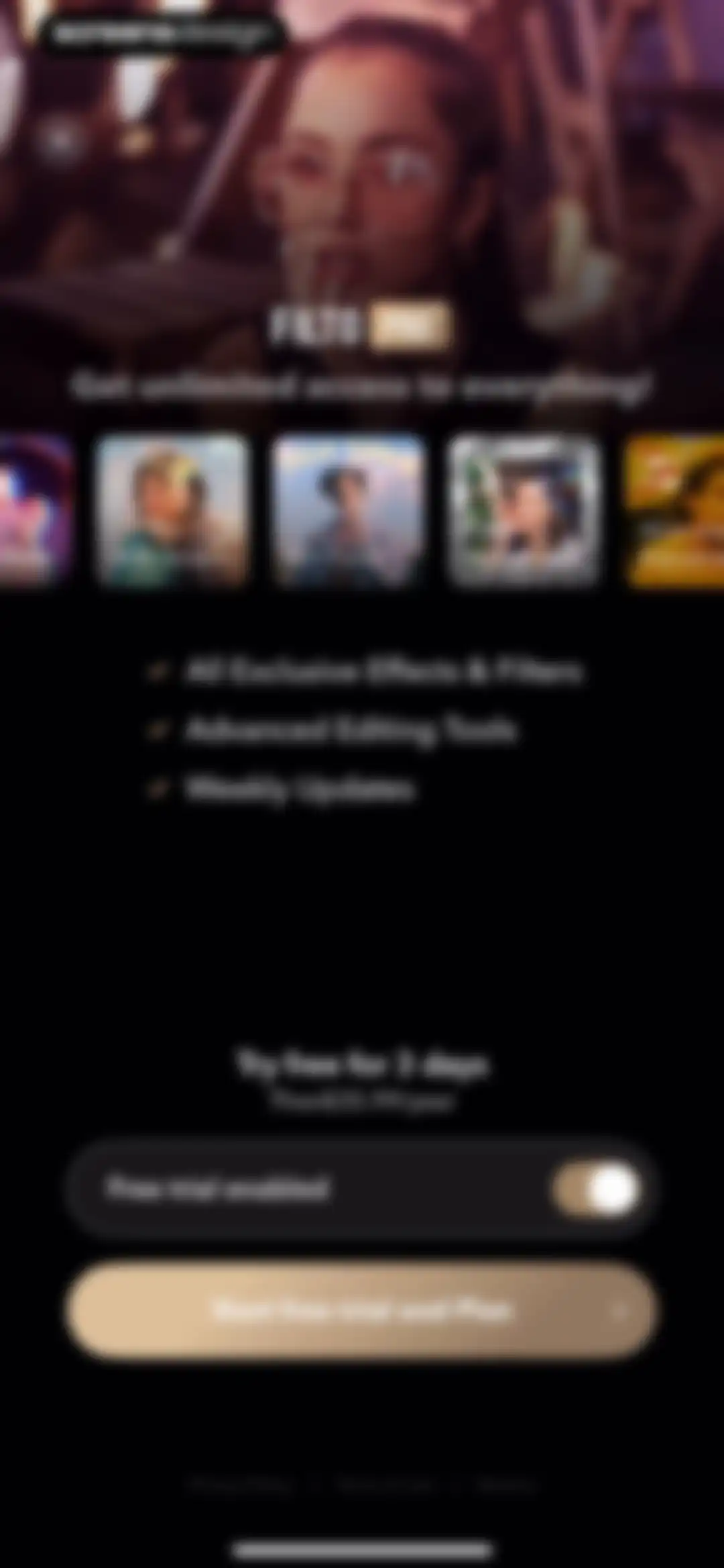Filto: AI Photo & Video Editor screen 6