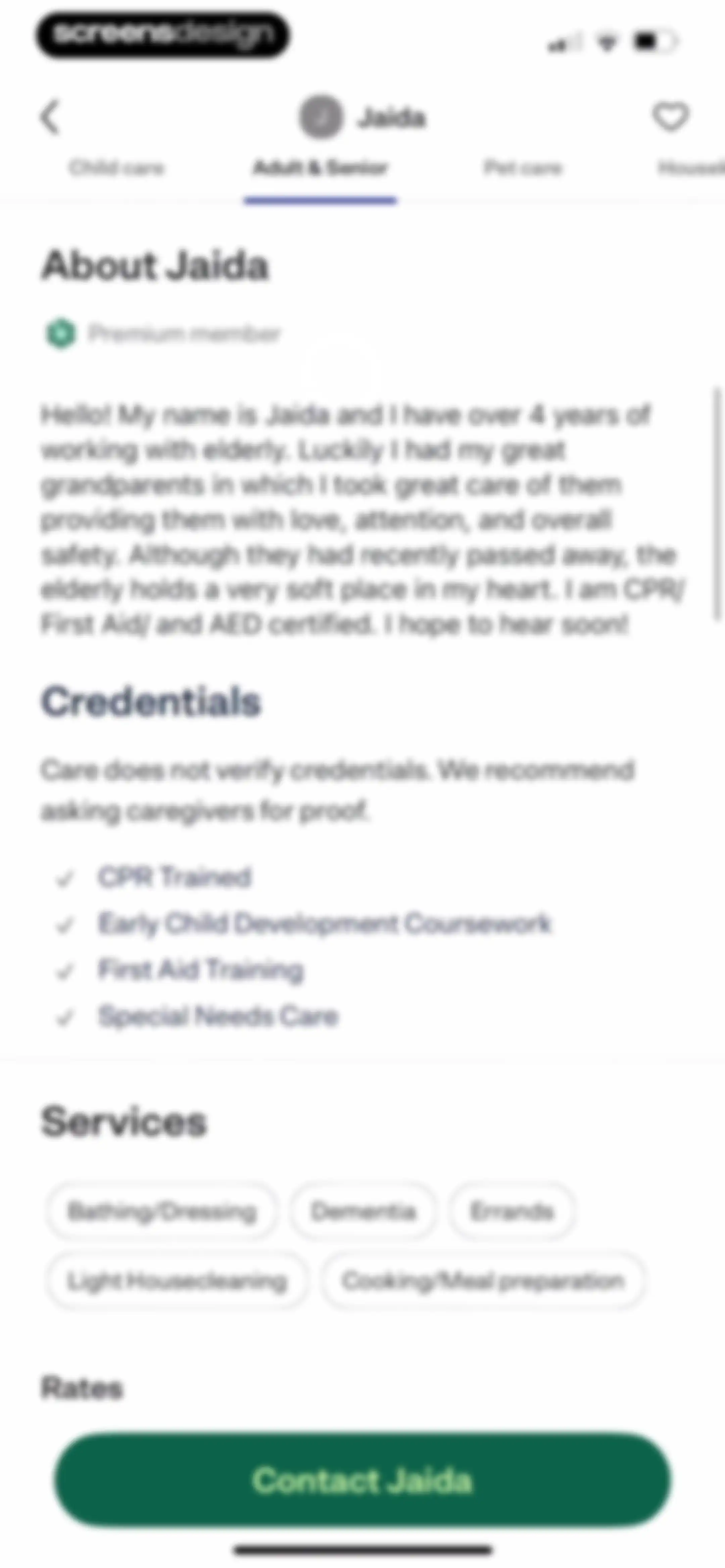 Care.com: Hire Caregivers screen 50