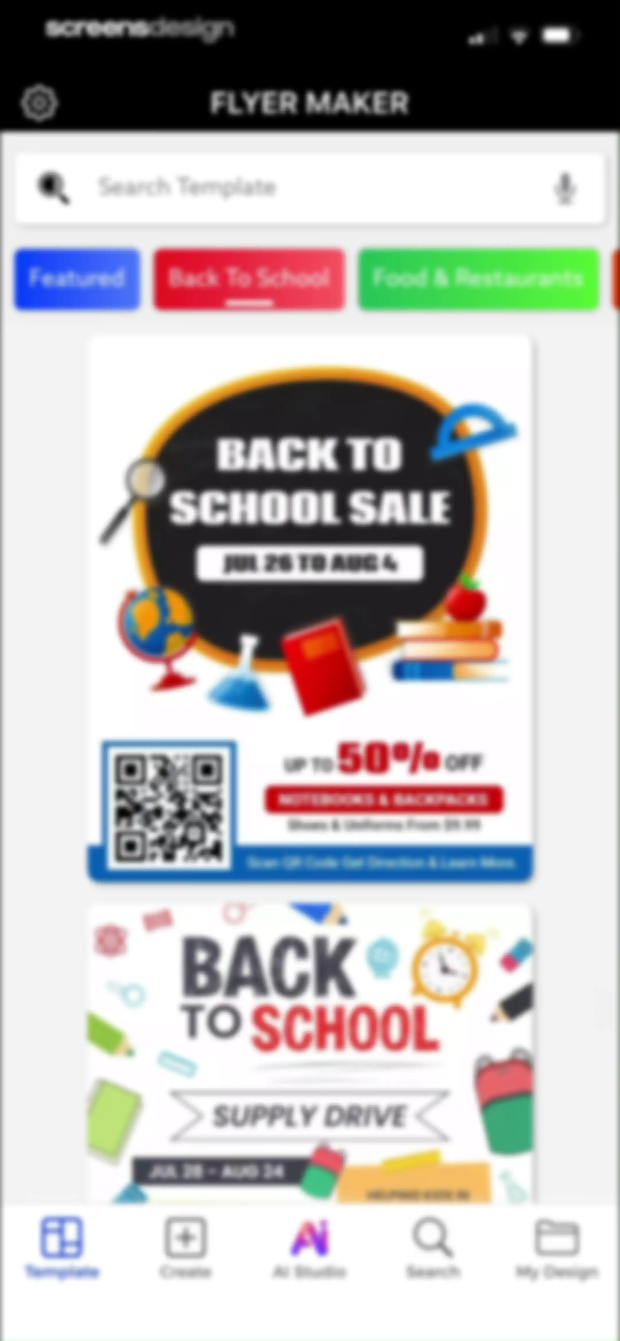 Flyer Maker + Poster Maker screen 116