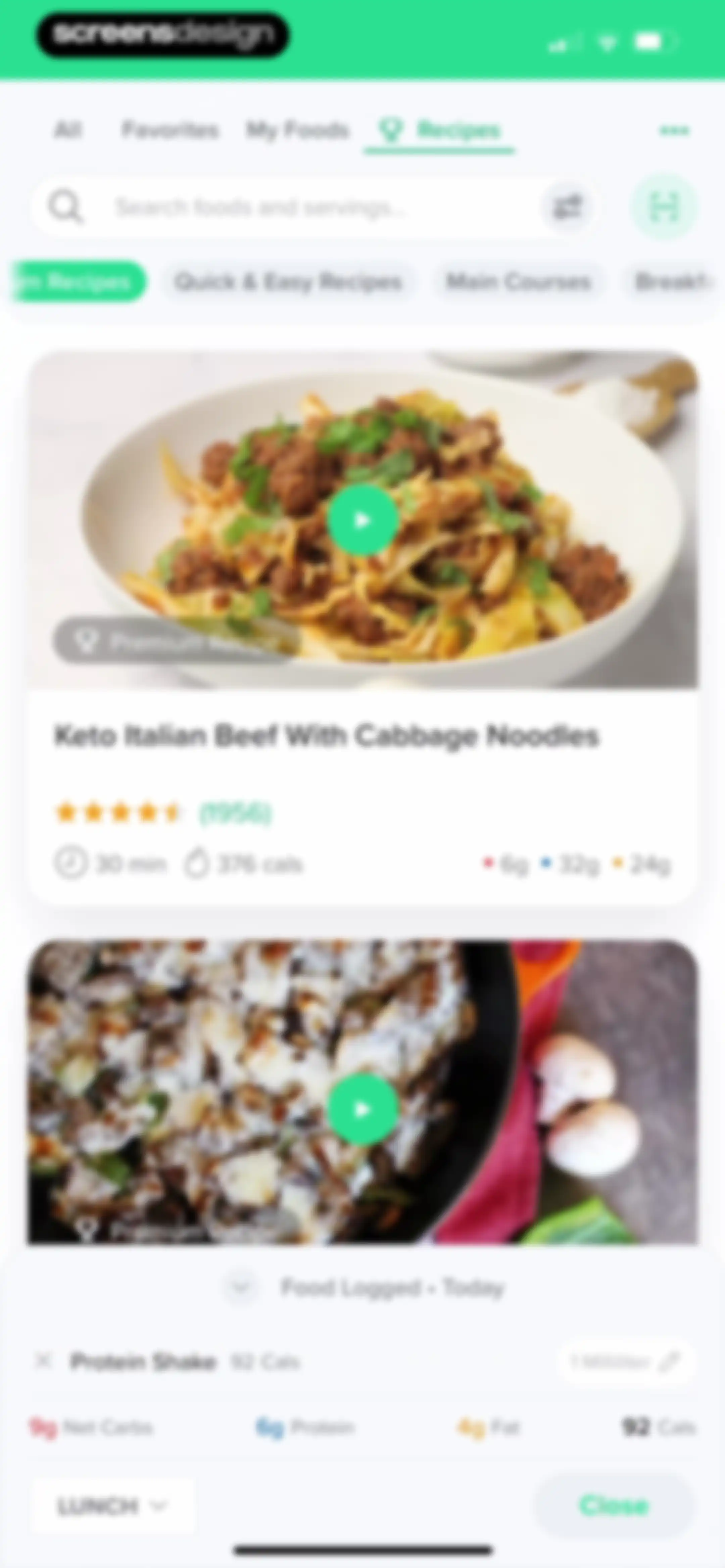 Carb Manager: Keto & Macro Log screen 143
