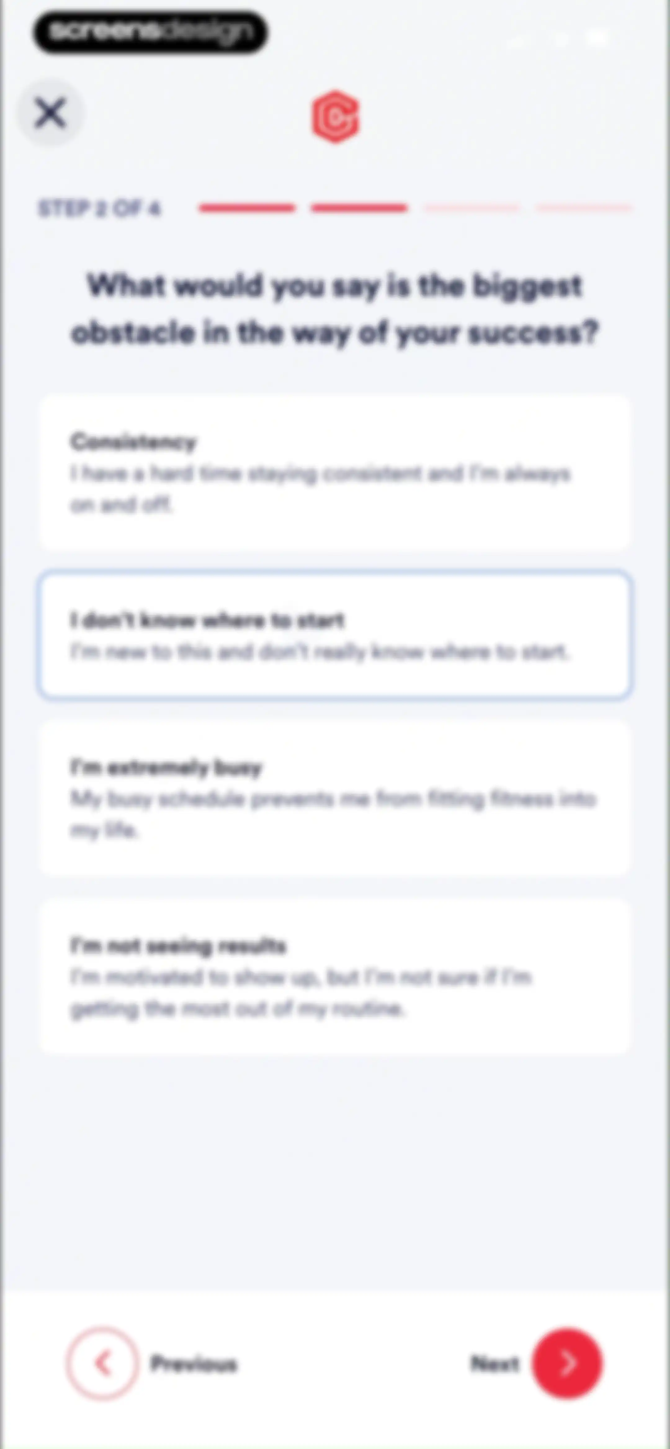 Caliber: Strength Training screen 96