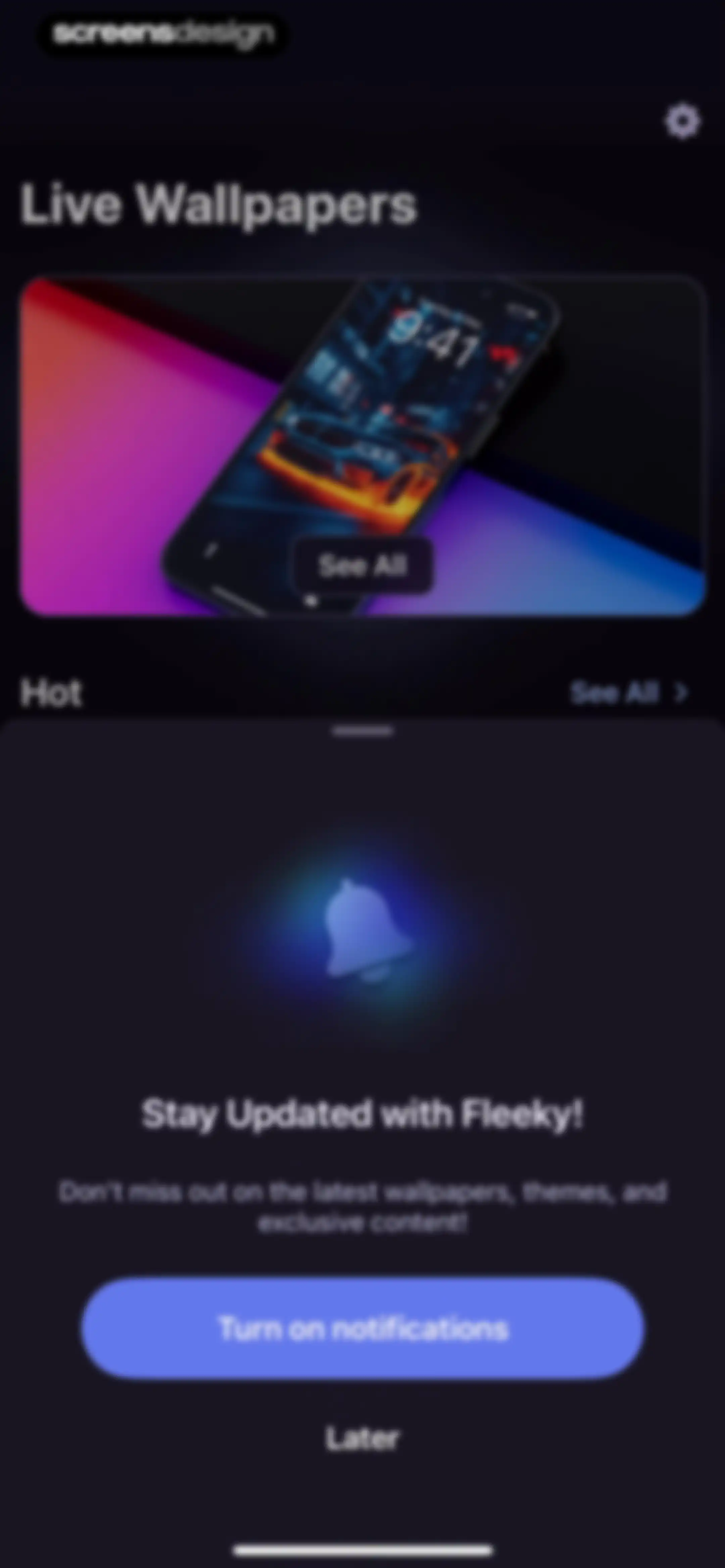 Fleeky - Wallpapers & Theme screen 13