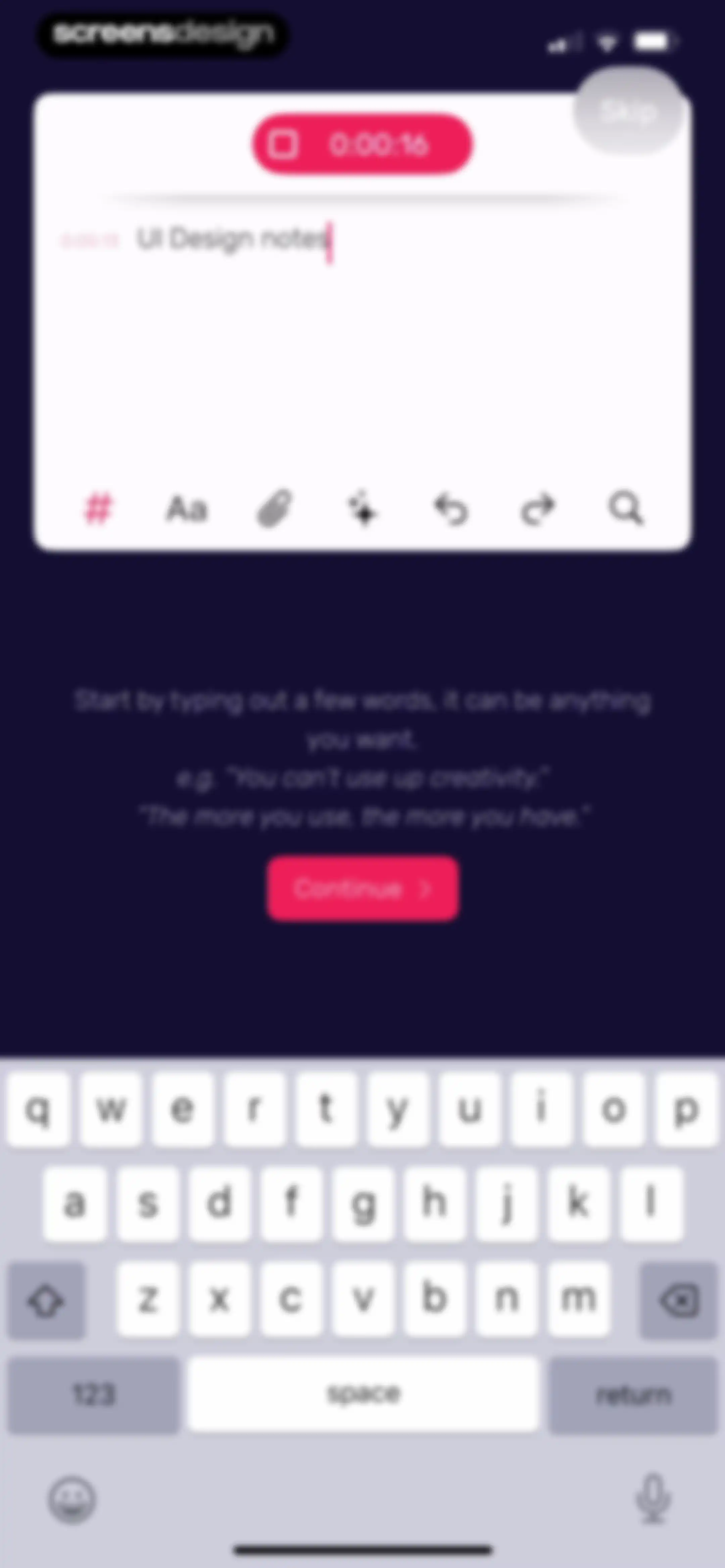Noted: Record & AI Transcribe screen 14