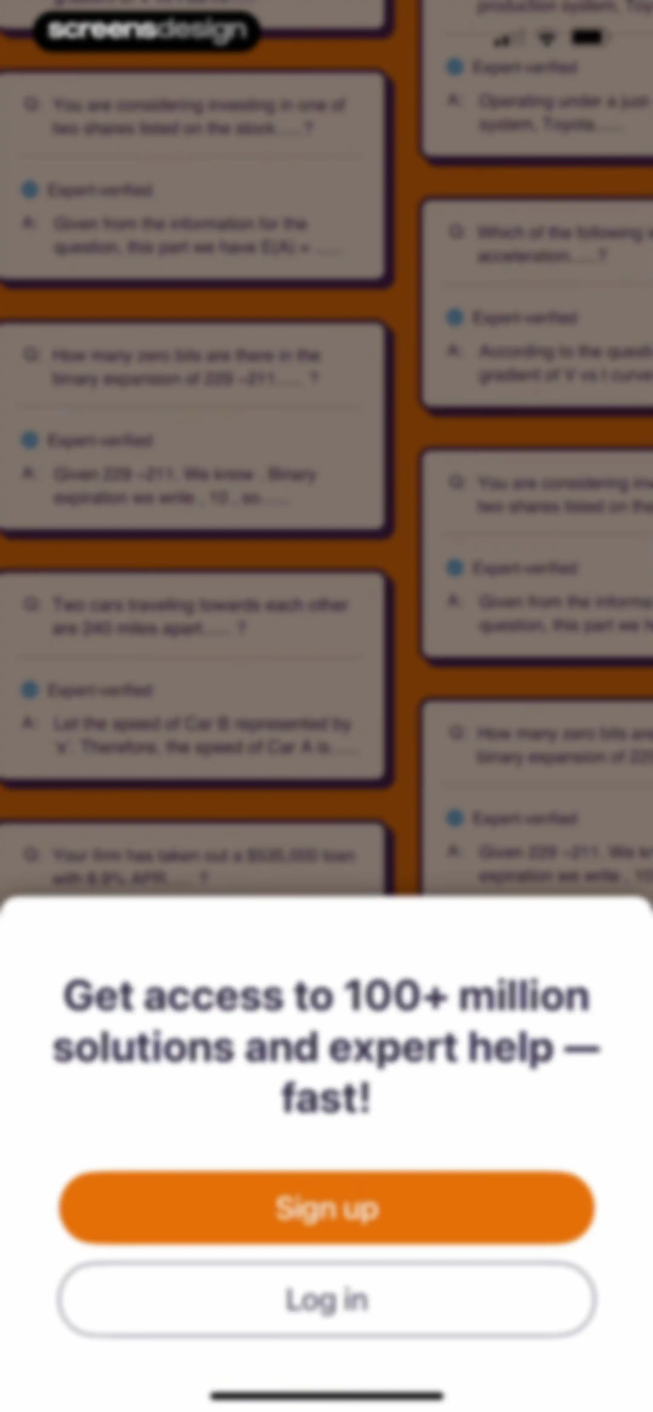 Chegg Study - Homework Help screen 3