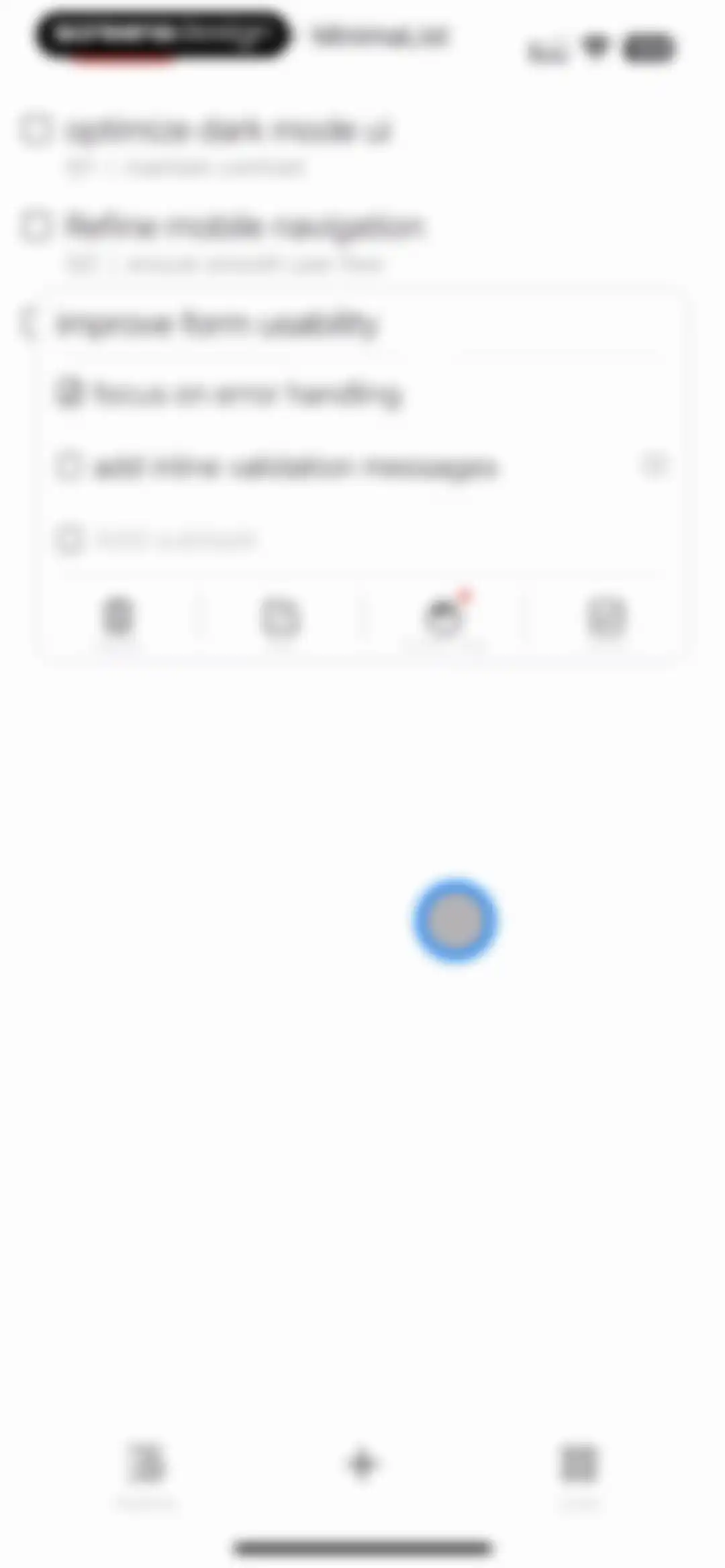 To Do List MinimaList & Widget screen 30
