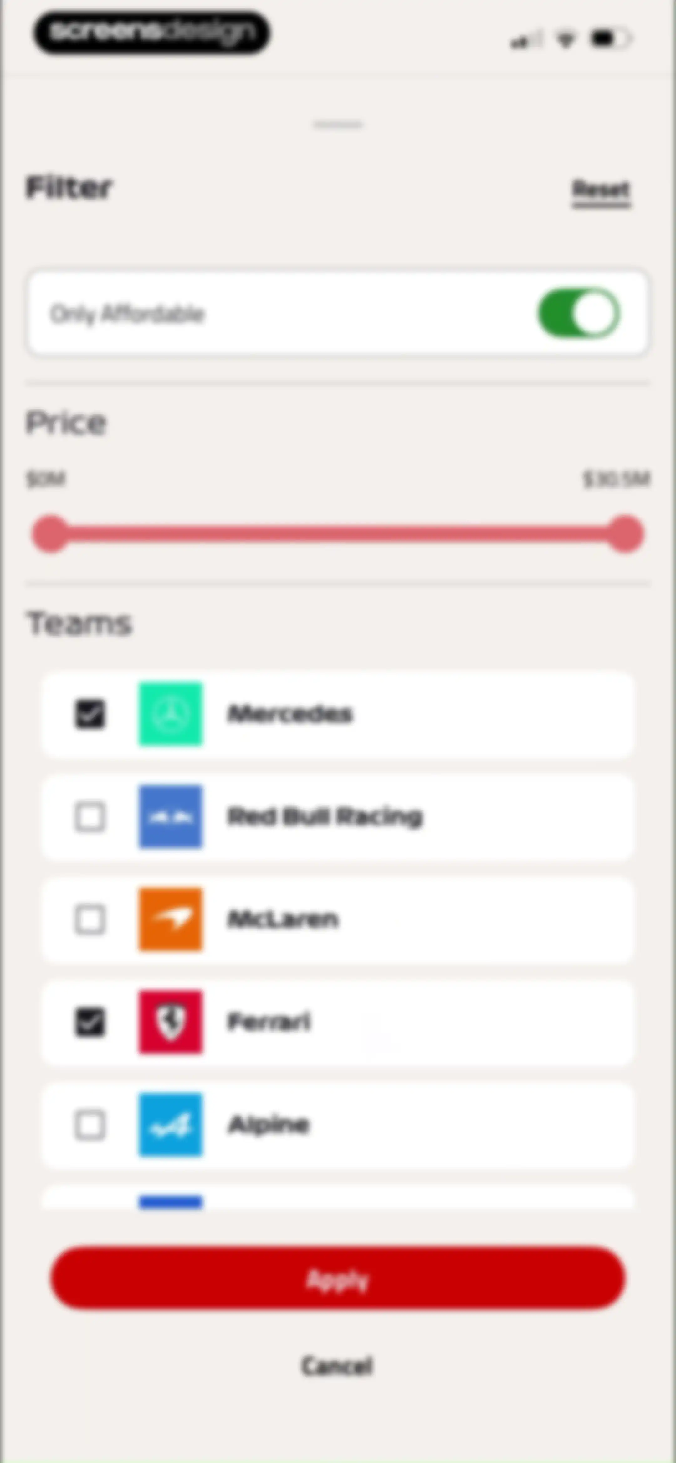 Formula 1® screen 86