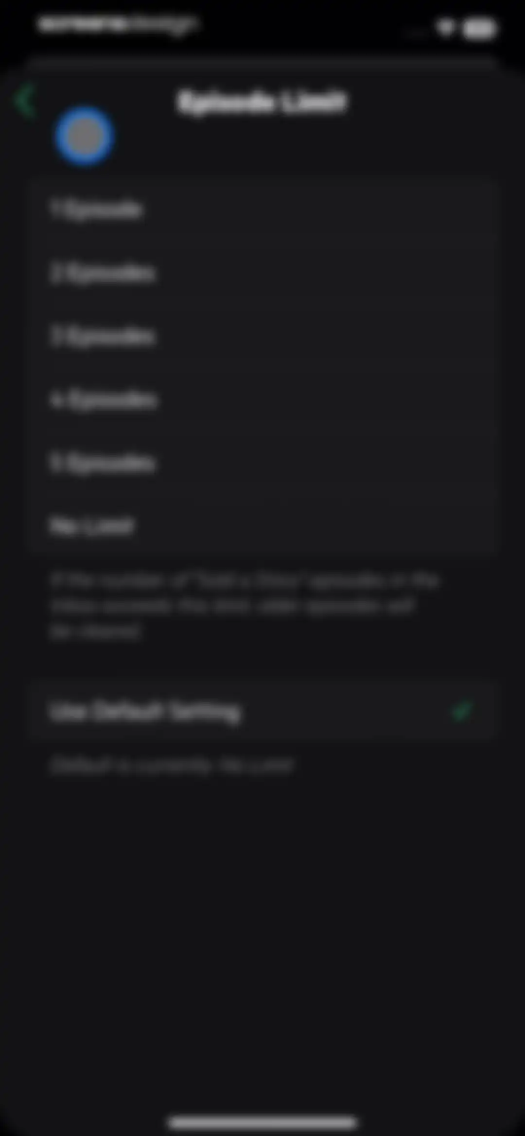 Castro: Podcast App & Player screen 34