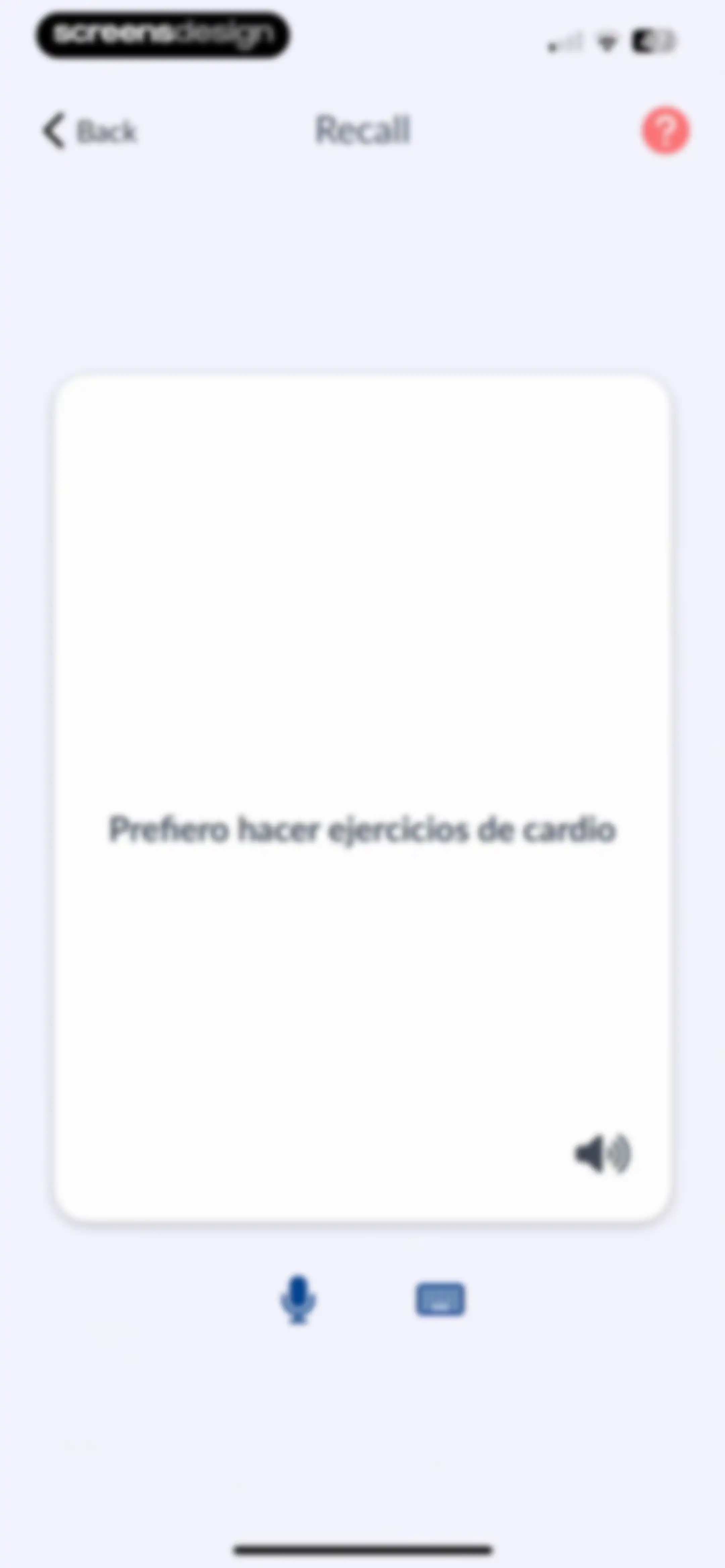 Langua: AI language learning screen 99