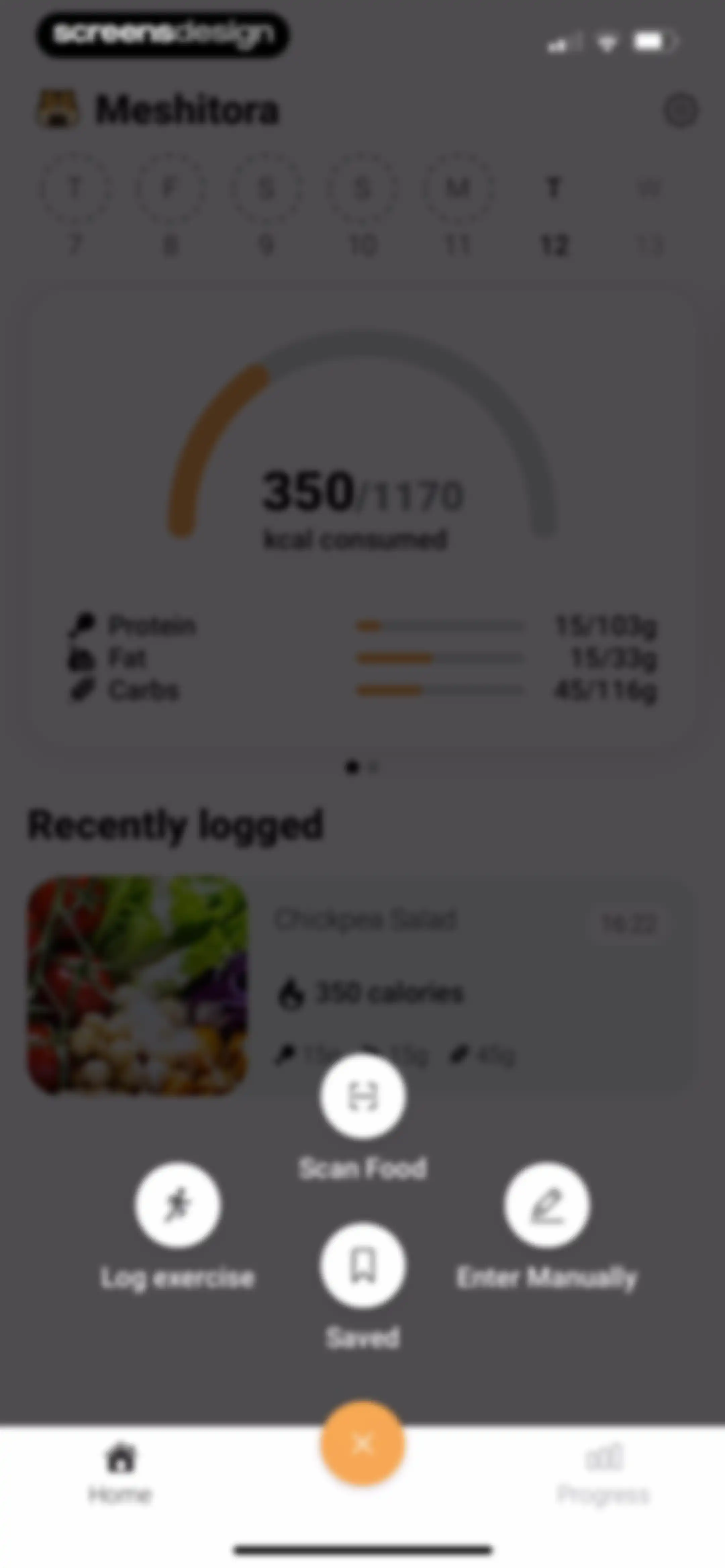 Meshitora: Track My Calories screen 55