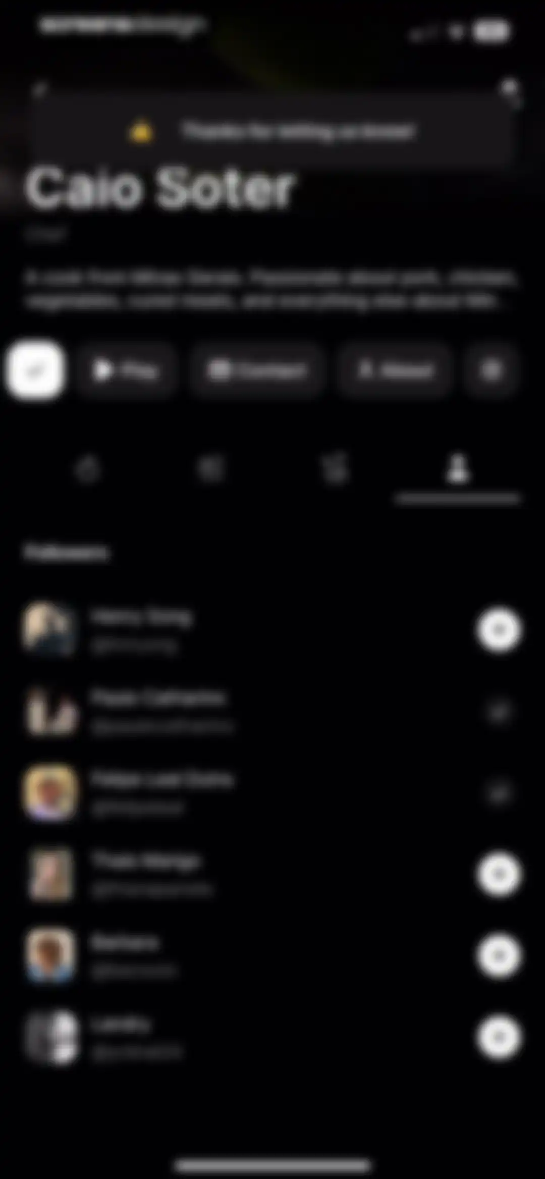 CREME: Create Memorable Meals screen 62