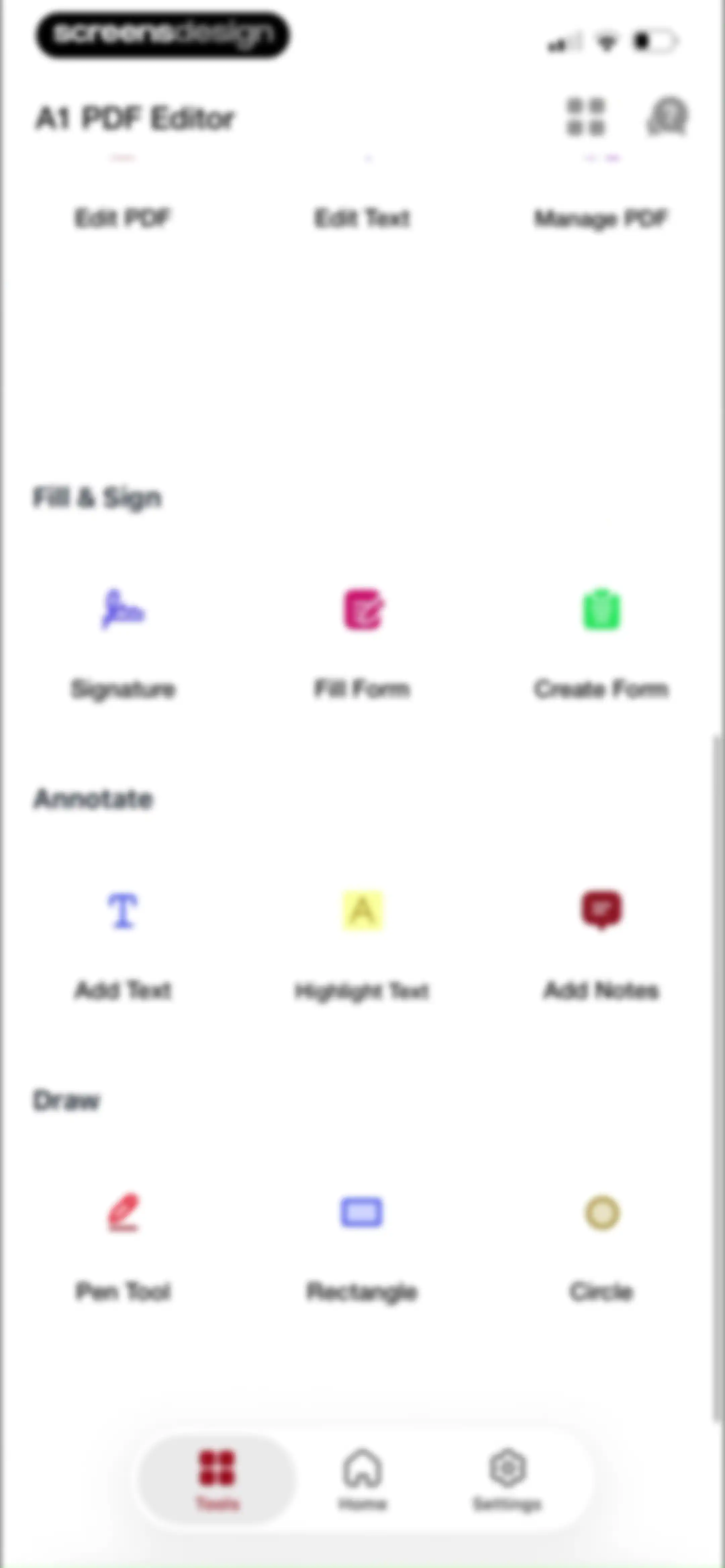PDF Editor: Read, Scan & Sign screen 117