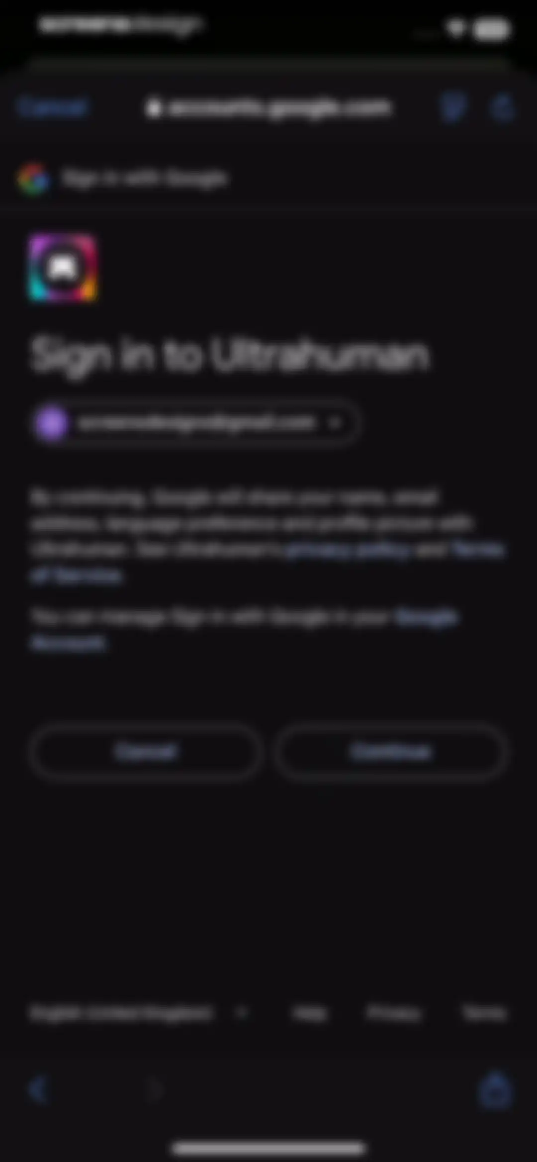Ultrahuman screen 7